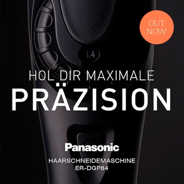 Panasonic Haarschneider »Haarschneidemaschine ER-DGP84«, 4 Aufsätze, Memory-  Effect, Linearmotor mit Constant Control online bestellen
