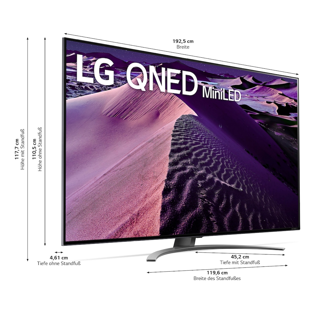 LG QNED-Fernseher »86QNED869QA«, 218,4 cm/86 Zoll, 4K Ultra HD, Smart-TV