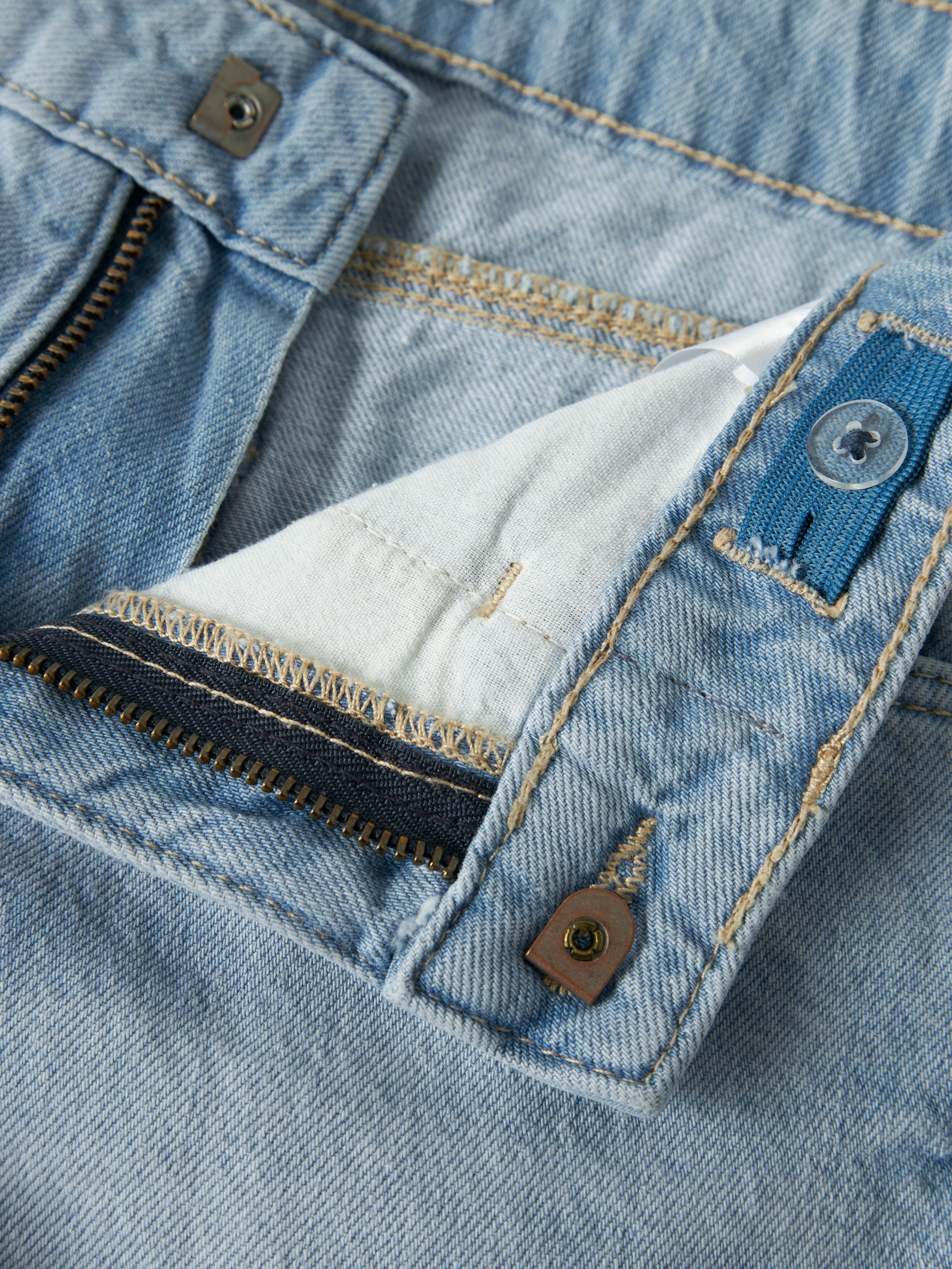 Name It Jeansshorts »NKFROSE MOM DNM SHORTS 1141-MJ NOOS« Baumwolle, high waist, Used Look