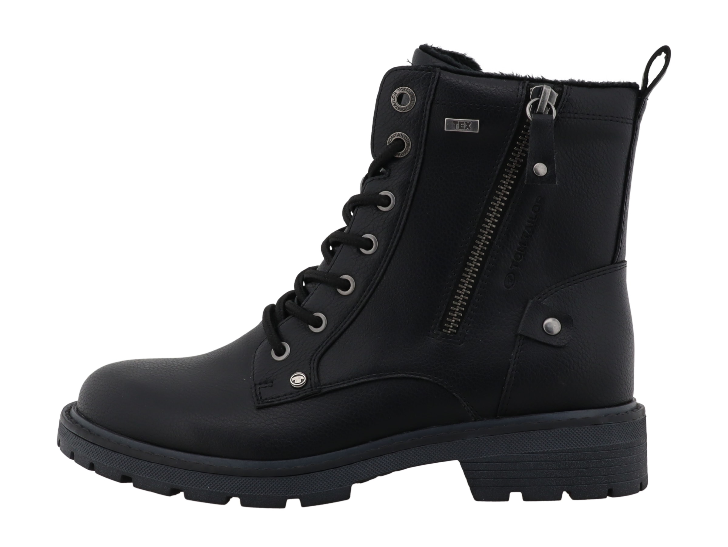 TOM TAILOR Schnürboots  Workerboots, Hiking Boot mit Blockabsatz