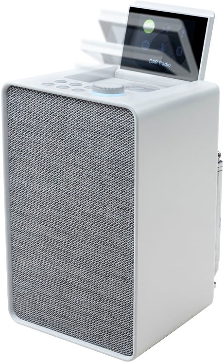 PURE Lautsprecher »Evoke Spot« (Bluetooth WLAN 20 W) Cotton White Bluetooth 4.2