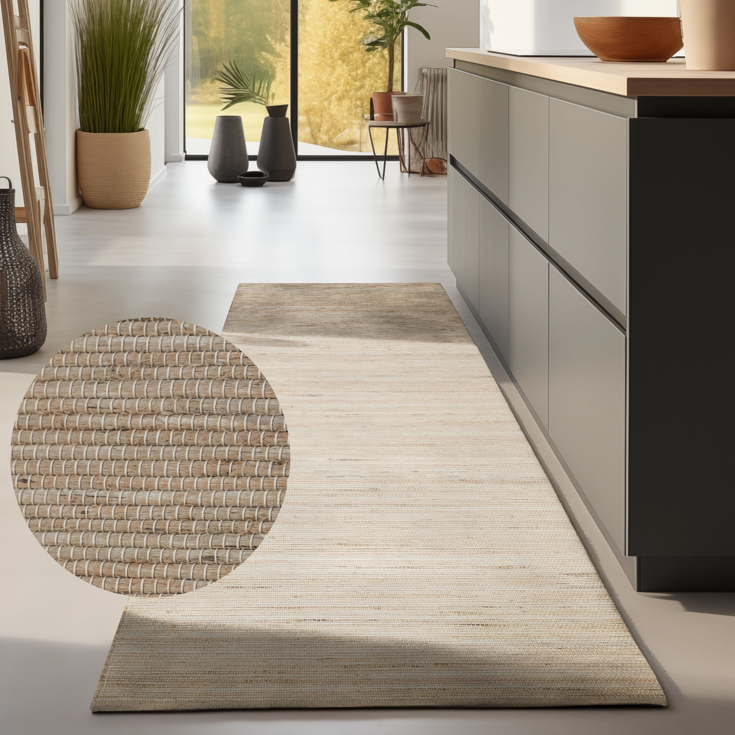 HANSE Home Teppich »Dhaka Juteteppich«, rechteckig, 5 mm Höhe, Läufer, hand günstig online kaufen