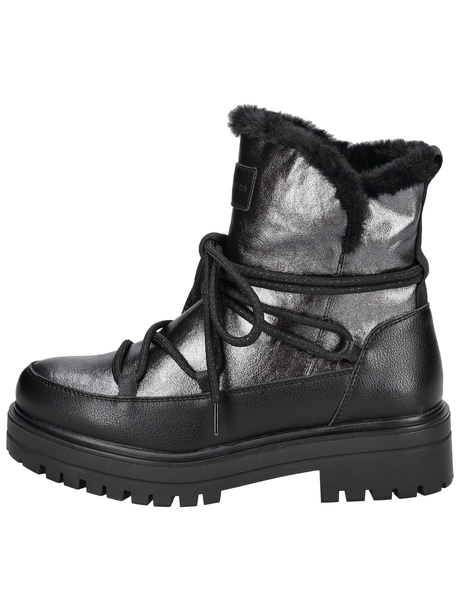 TOM TAILOR Schnürstiefelette »Tom Tailor Stiefelette Lederimitat/Textil«