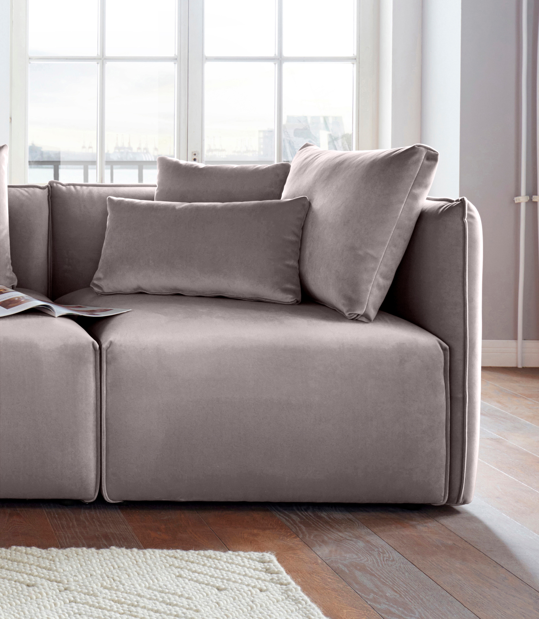 andas Sofa-Eckelement »Nöre«, Modul - zum Zusammenstellen; in vielen Bezugs günstig online kaufen