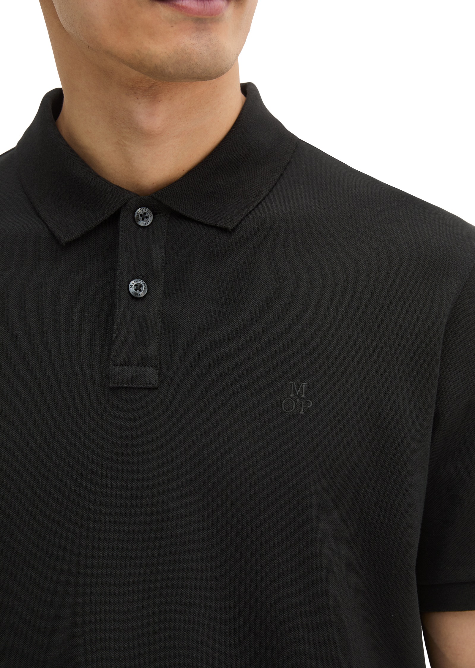Marc O'Polo Poloshirt mit dezenter Logostickerei