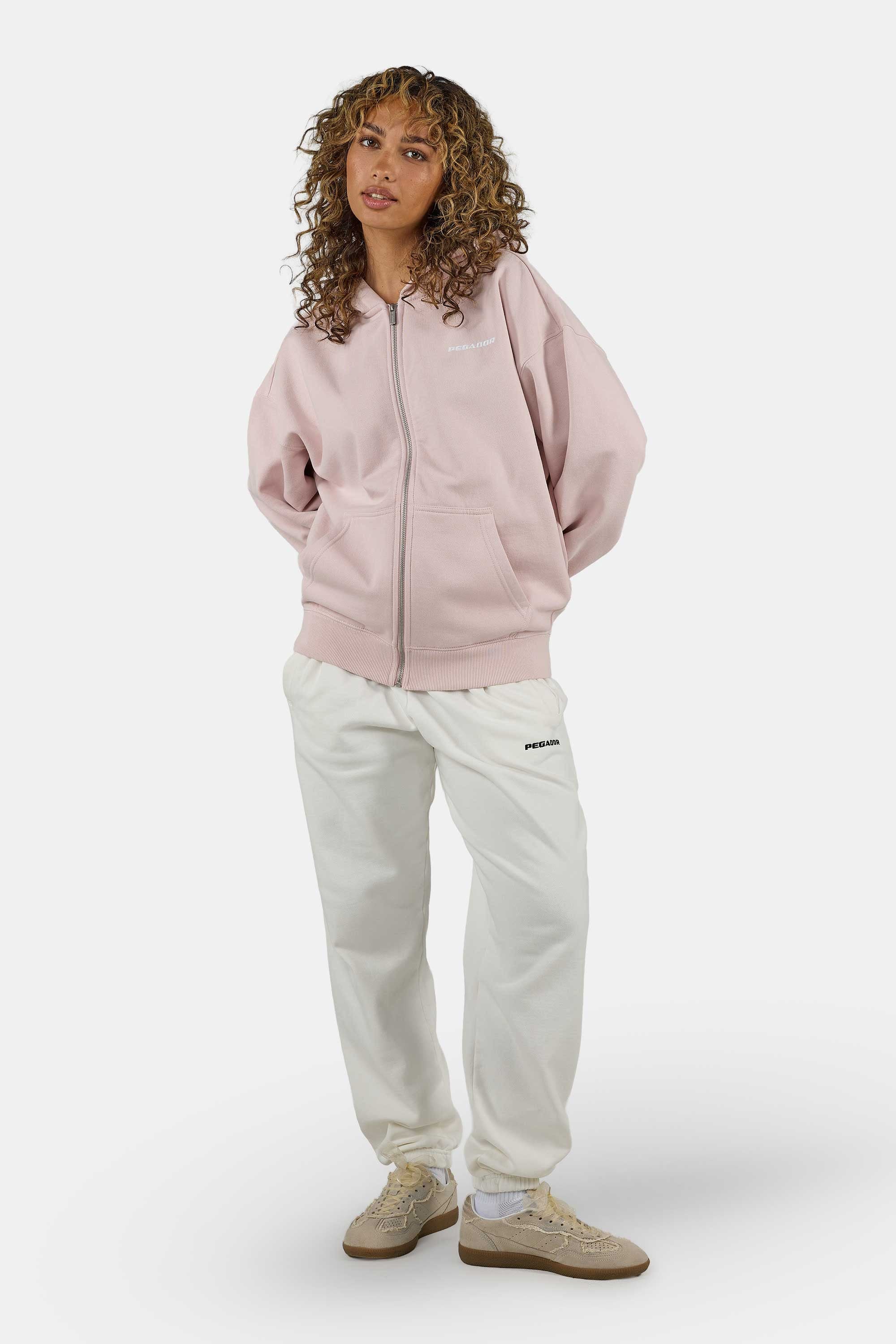 PEGADOR Kapuzensweatjacke »Clarita Oversized Sweatjacket« Baumwollmischung, oversize