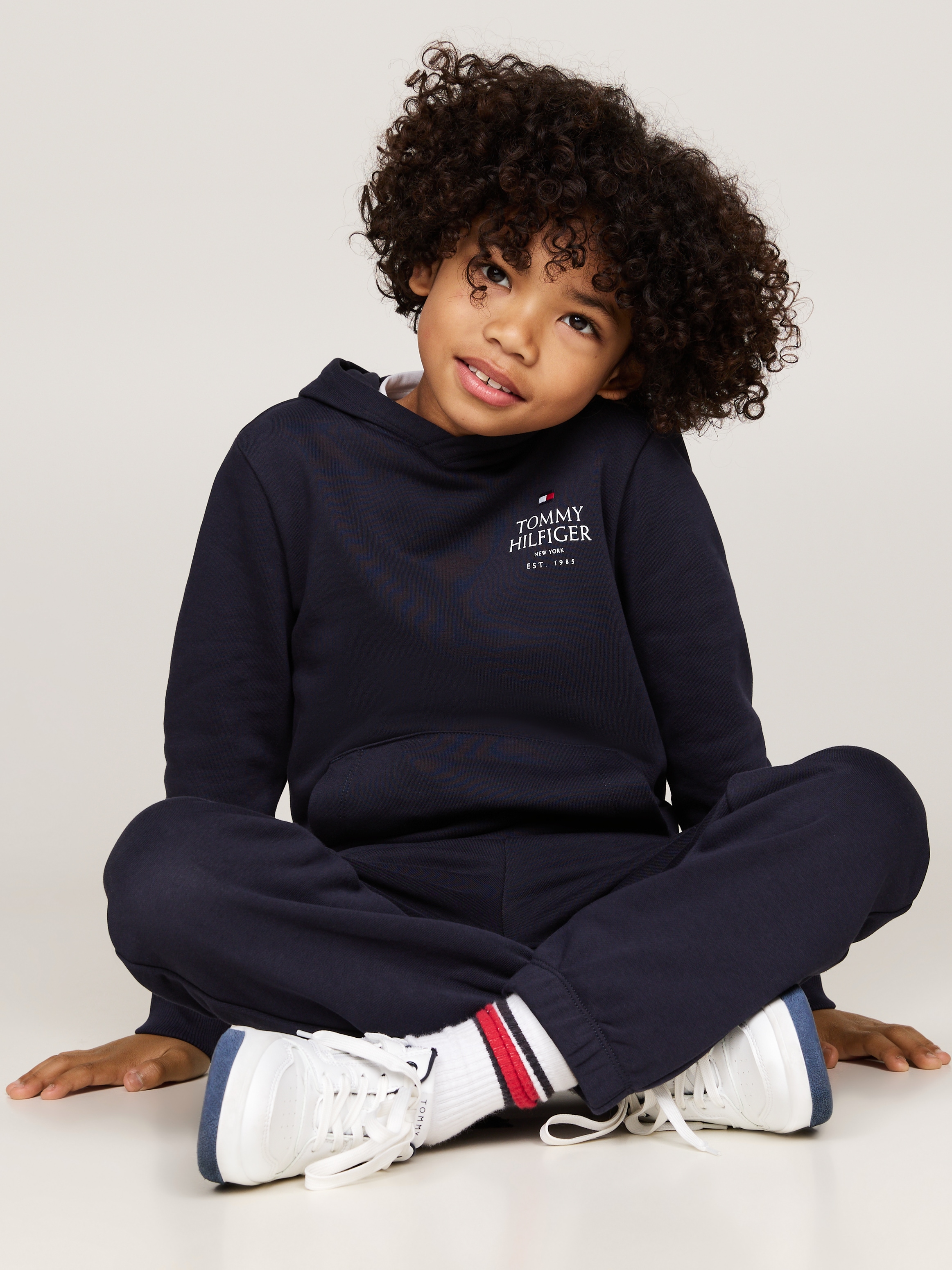 Tommy Hilfiger Kapuzensweatshirt »TH LOGO PUFF PRINT REG HOODIE«, mit Logoschriftzug