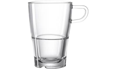 LEONARDO Latte-Macchiato-Glas »SENSO«, (Set, 6 tlg.), hitzebeständig und... kaufen