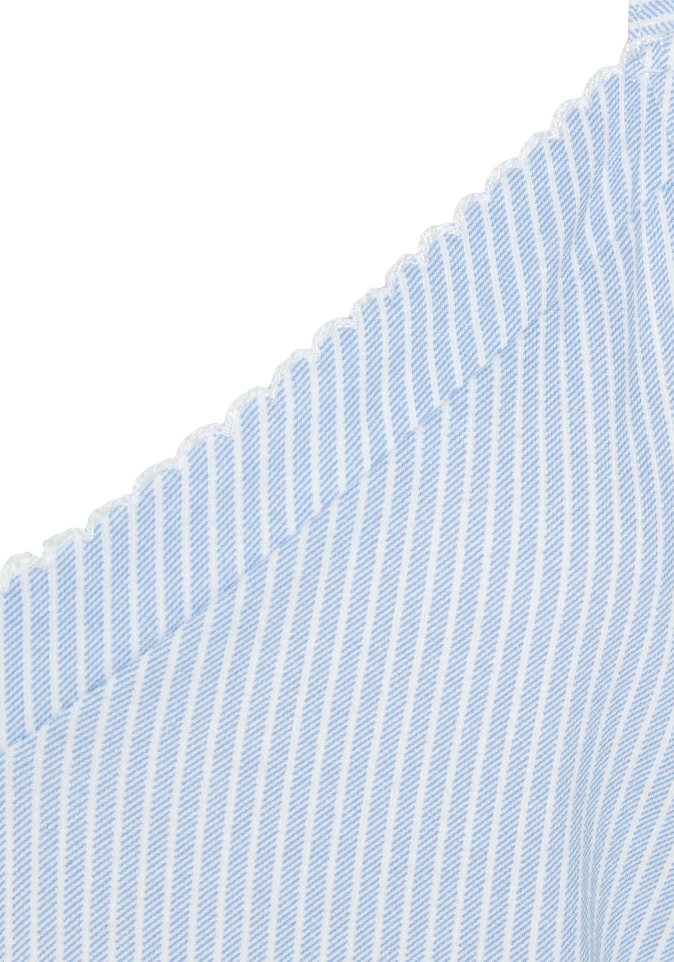 Vivance Dreams Negligé mit feinem Karo-Muster und Häkelkante