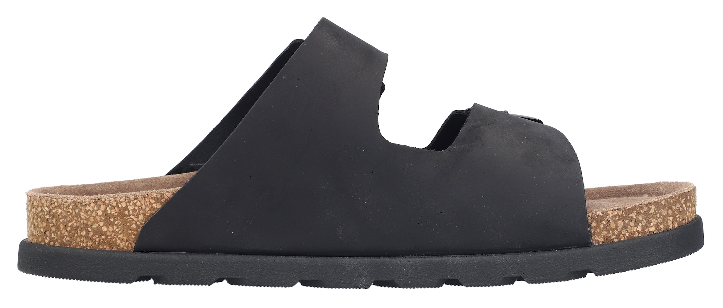 Rieker Pantolette, Sommerschuh, Strandschuh, Hausschuh mit bequemem Fußbett