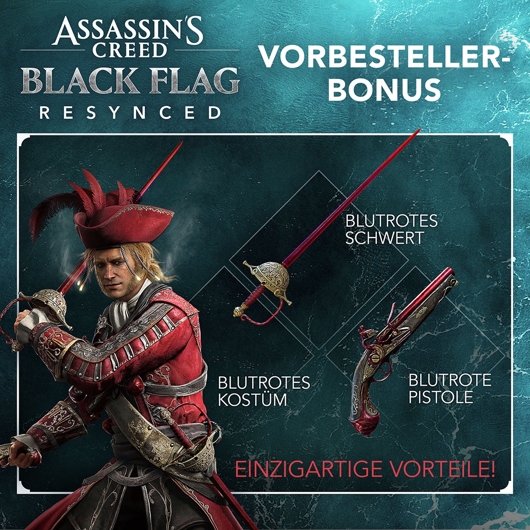 UBISOFT Spielesoftware »Assassin’s Creed Black Flag Resynced - Launch Edition« PlayStation 5
