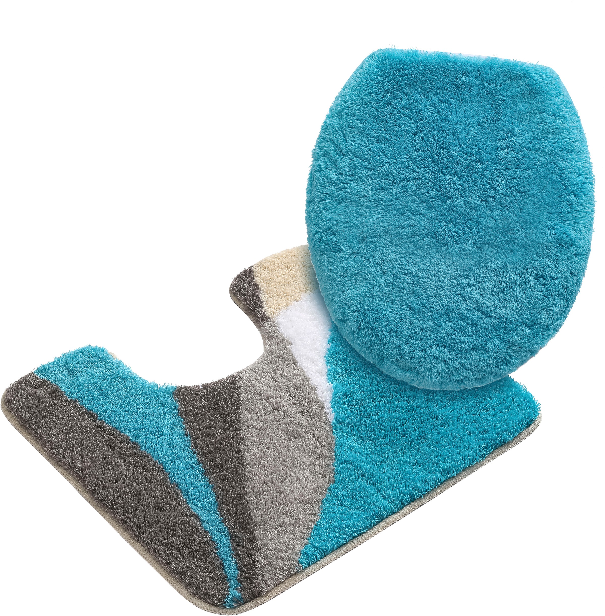 my home Badematte »Magnus, Badvorleger, Badezimmer Teppich«, rutschhemmend günstig online kaufen