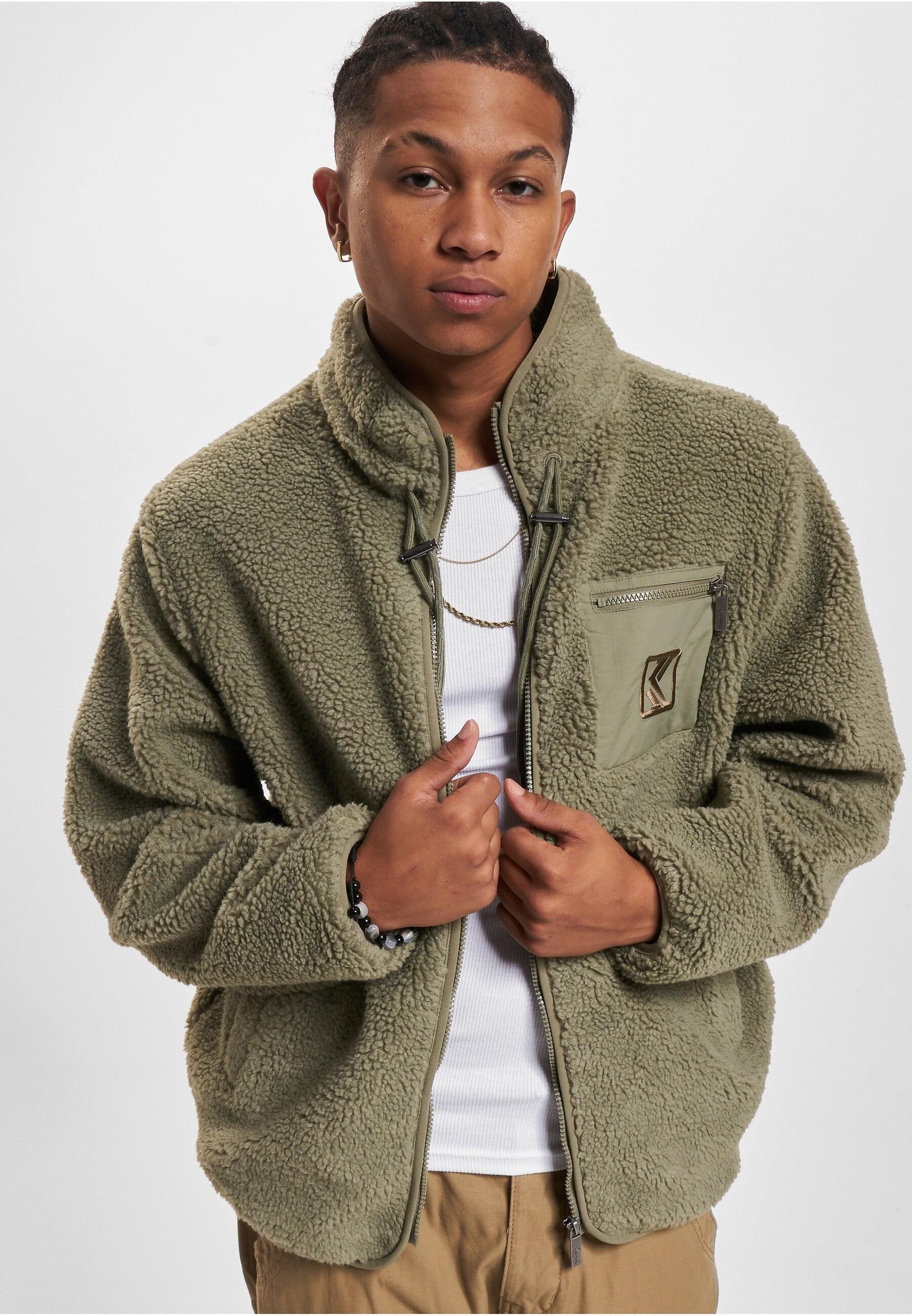 Karl Kani Winterjacke »Karl Kani Herren KM234-007-2 KK OG Teddy Trackjacket« 1 Stk. tlg. ohne Kapuze