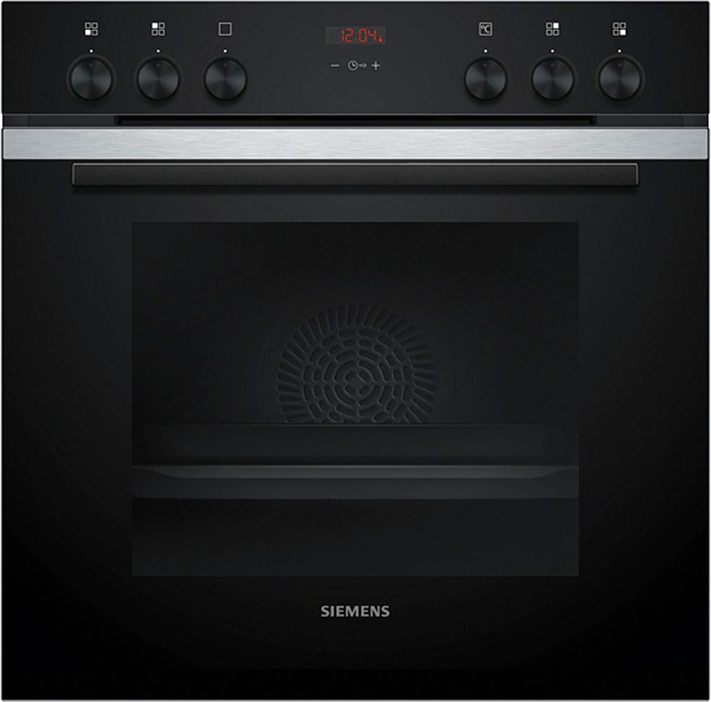 SIEMENS Elektro-Herd-Set »HE213BBS3«, mit Backwagen, Backwagen mit ausziehbarer Tür für bequemes Kochen & Backen