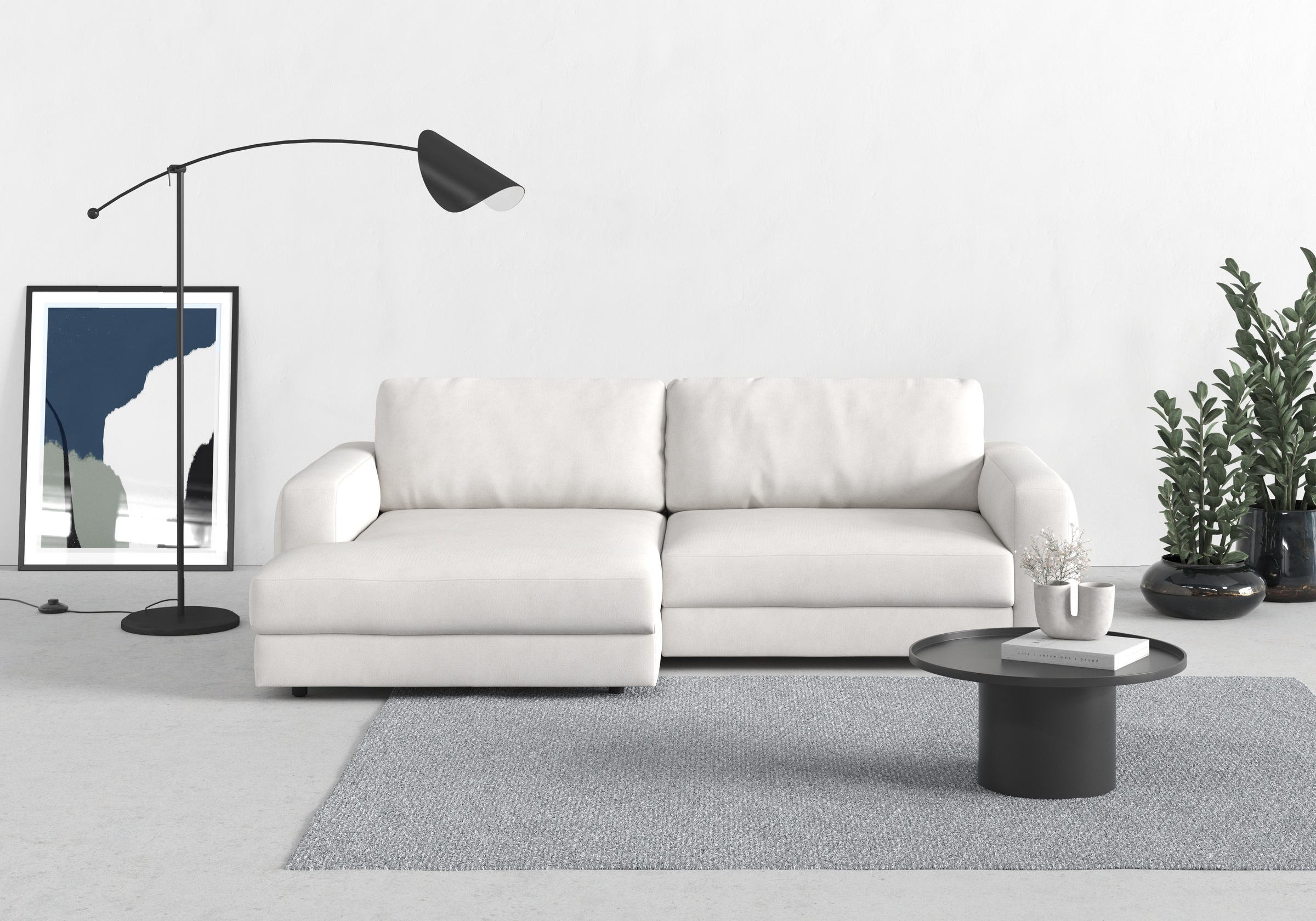 TRENDMANUFAKTUR Ecksofa "Bourbon, Designsofa mit tollem Sitzkomfort, L-Form günstig online kaufen