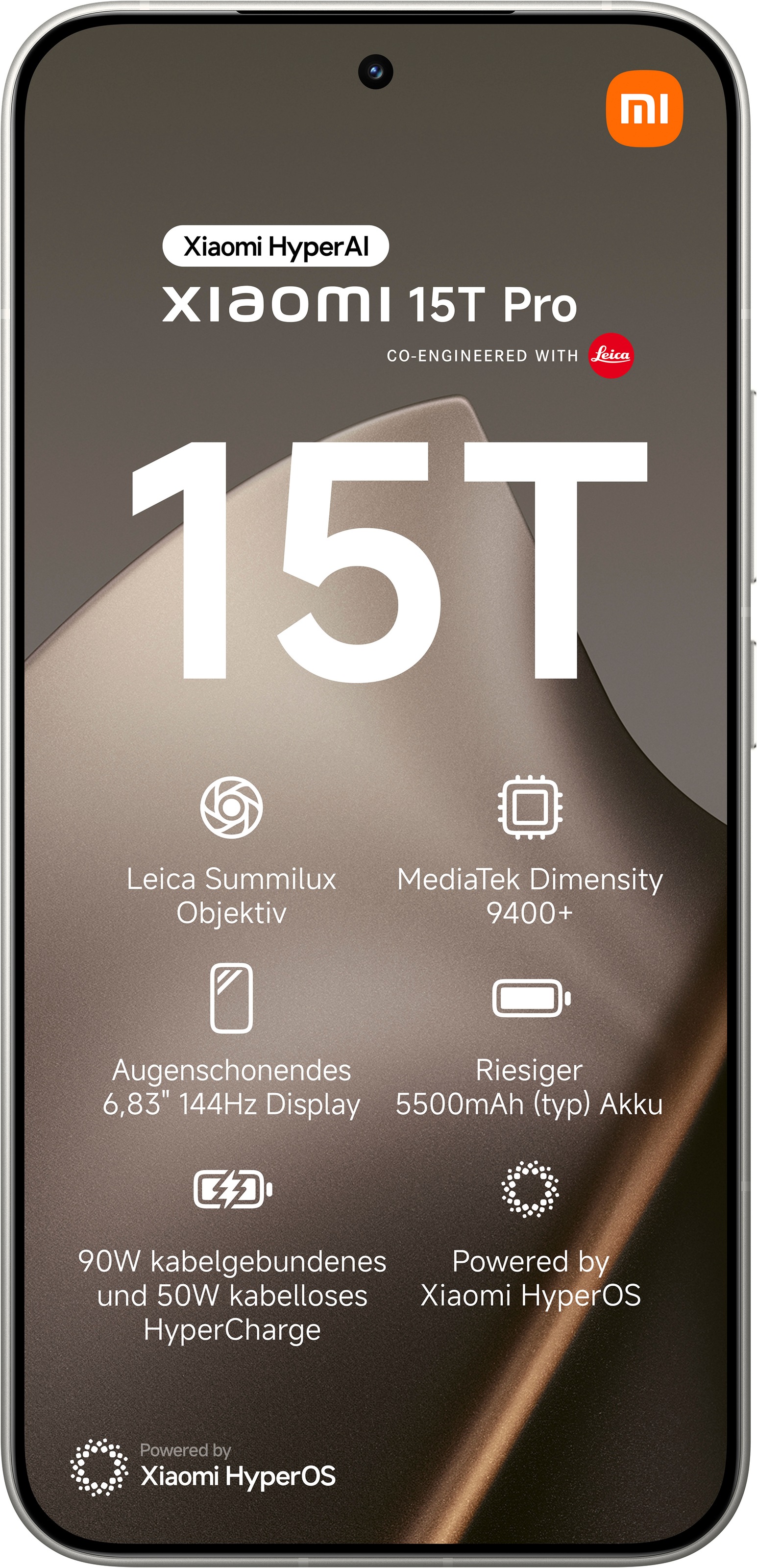 Xiaomi Smartphone »15T Pro 12+512«, grau