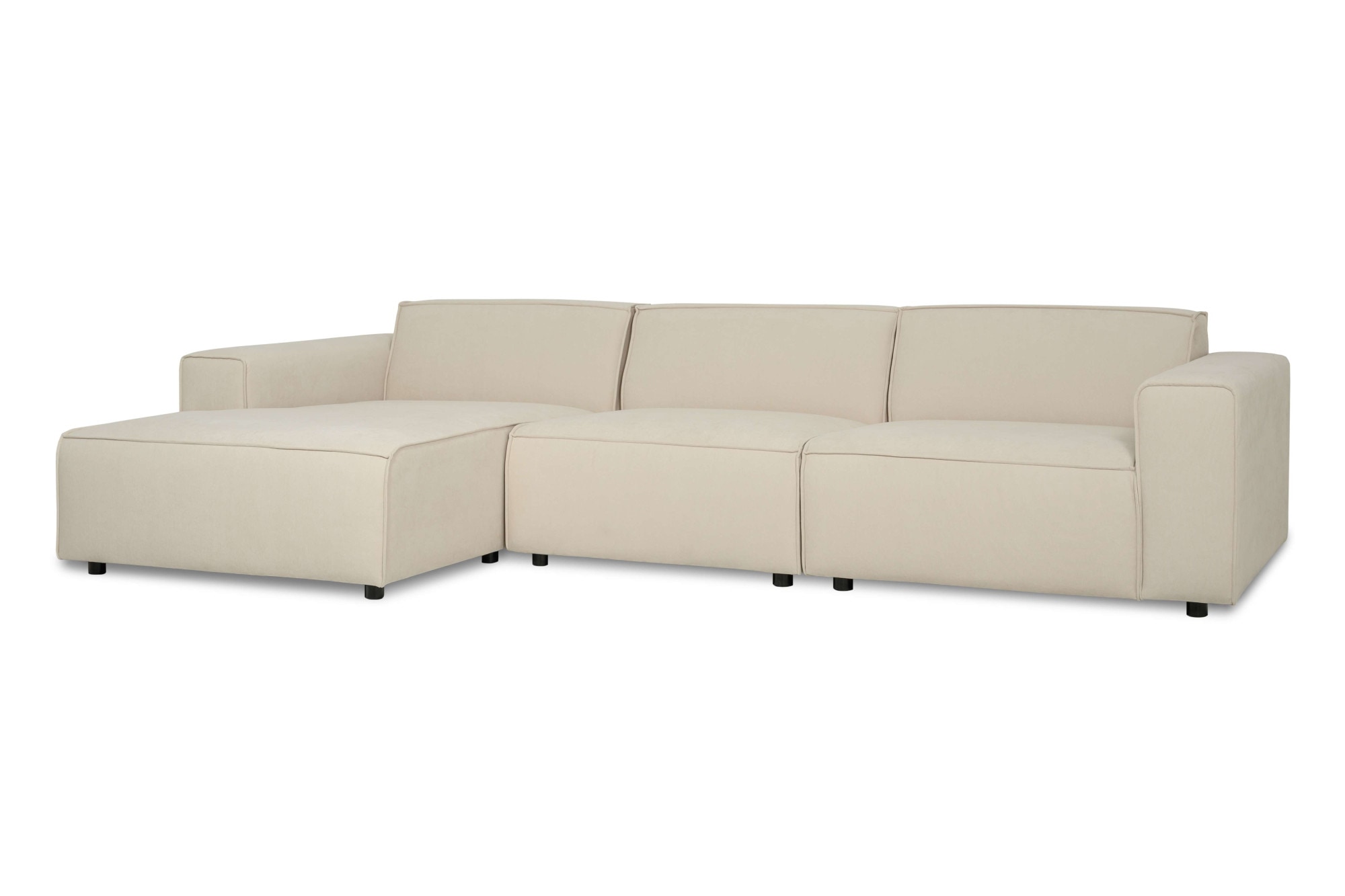 OTTO home Ecksofa »Jorrena, extra weicher Chenille-Stoff« L-Form, 3 Komfortstufen, Breite 316 cm, mit Wellenunterfederung