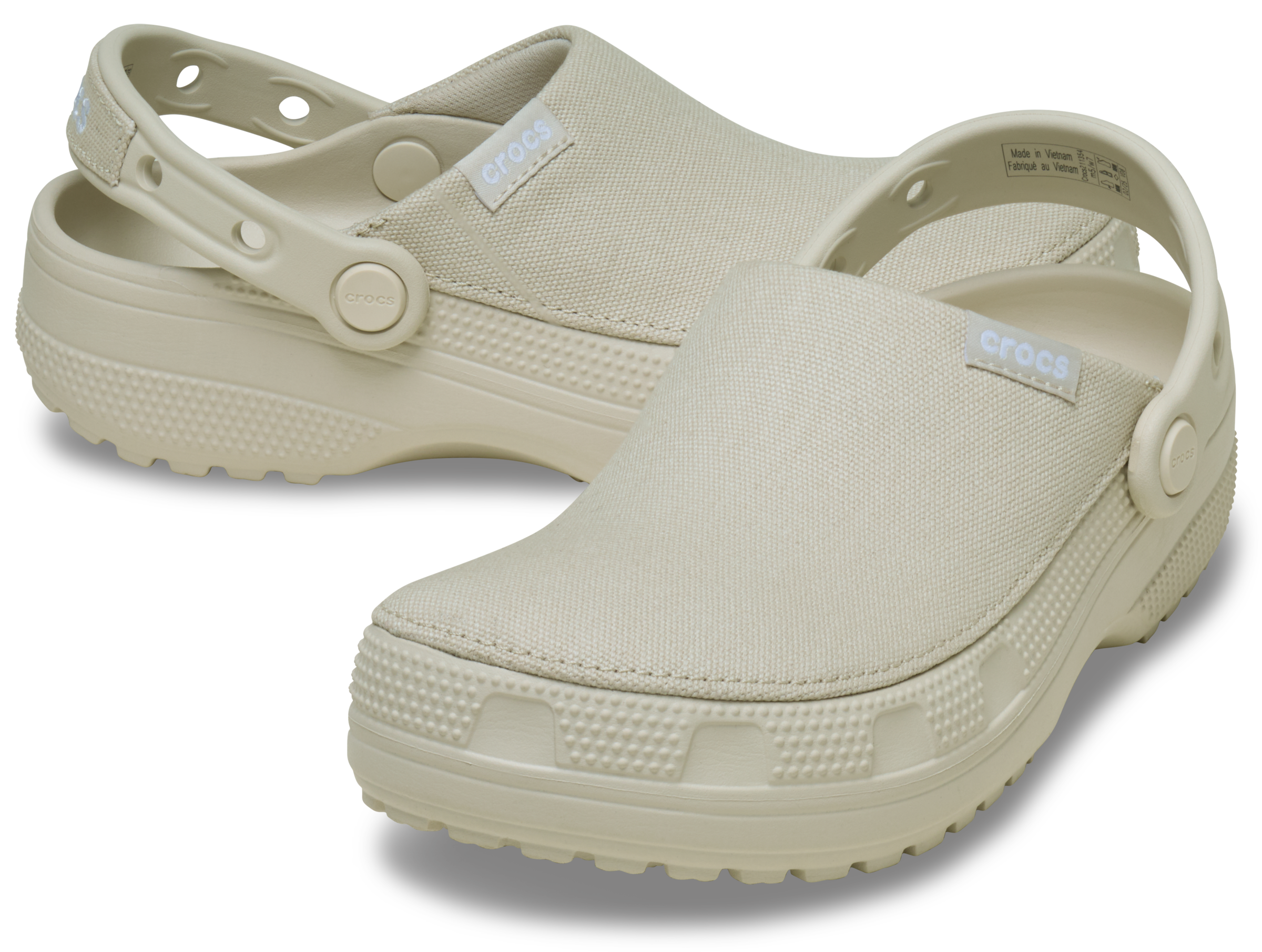 Crocs Clog »Classic Crafted Clog«  Sommerschuh, Hausschuh, Gartenschuh mit Fersenriemen