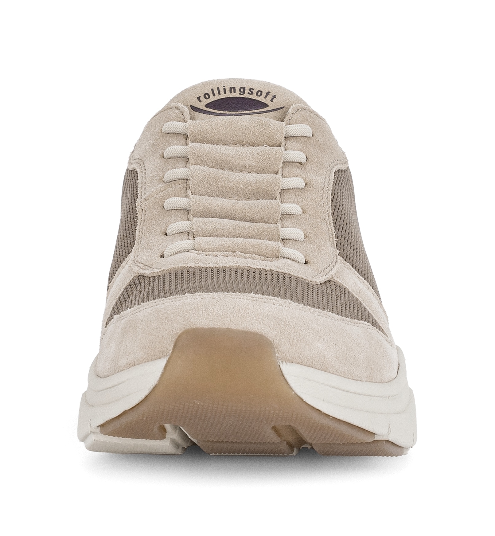 rollingsoft Slip-On Sneaker  , Freizeitschuh, Slipper mit Kontrastbesatz an der Ferse, G-Weite