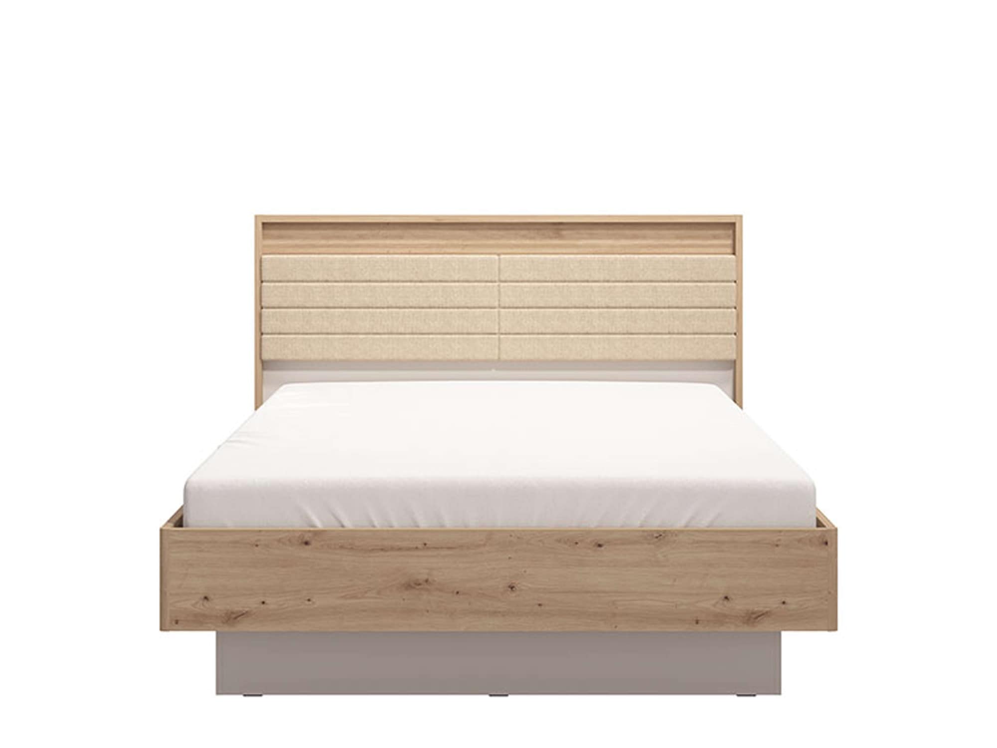 INOSIGN Bettgestell »Modena, mit teilgepolstertem Kopfteil«, 160 oder 180x200cm, FSC®-zertifiziert, Trendfarbe cashmere