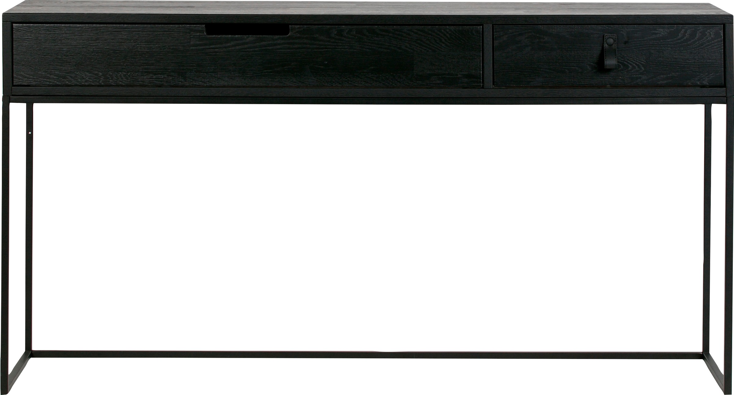 WOOOD Schreibtisch »Silas«, viel Stauraum, zwei Schubladen, H 74 cm x B 140 günstig online kaufen