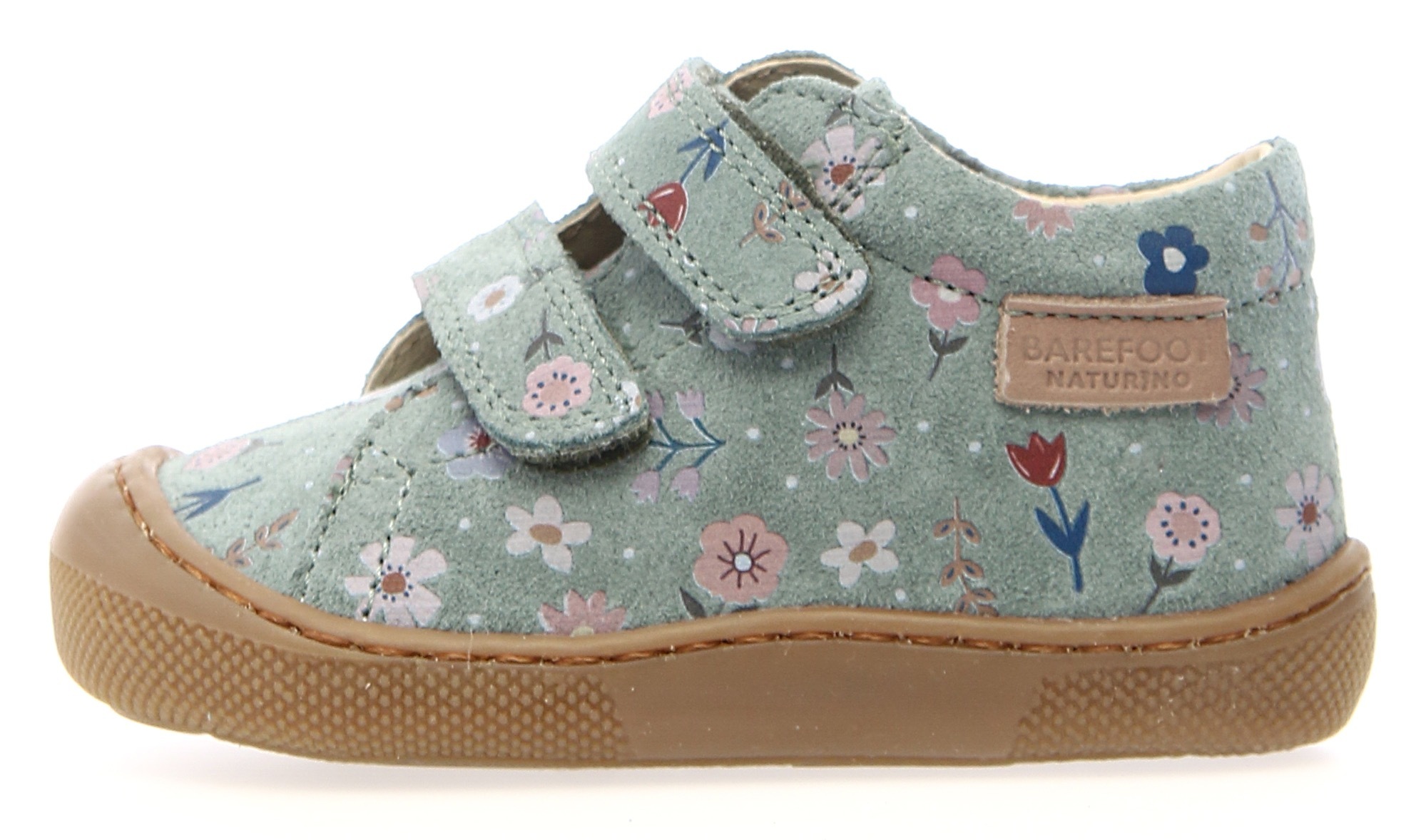 Naturino Lauflernschuh »Amur«, Barfußschuh, Klettschuh mit Blumenprint, Größenschablone zum Download