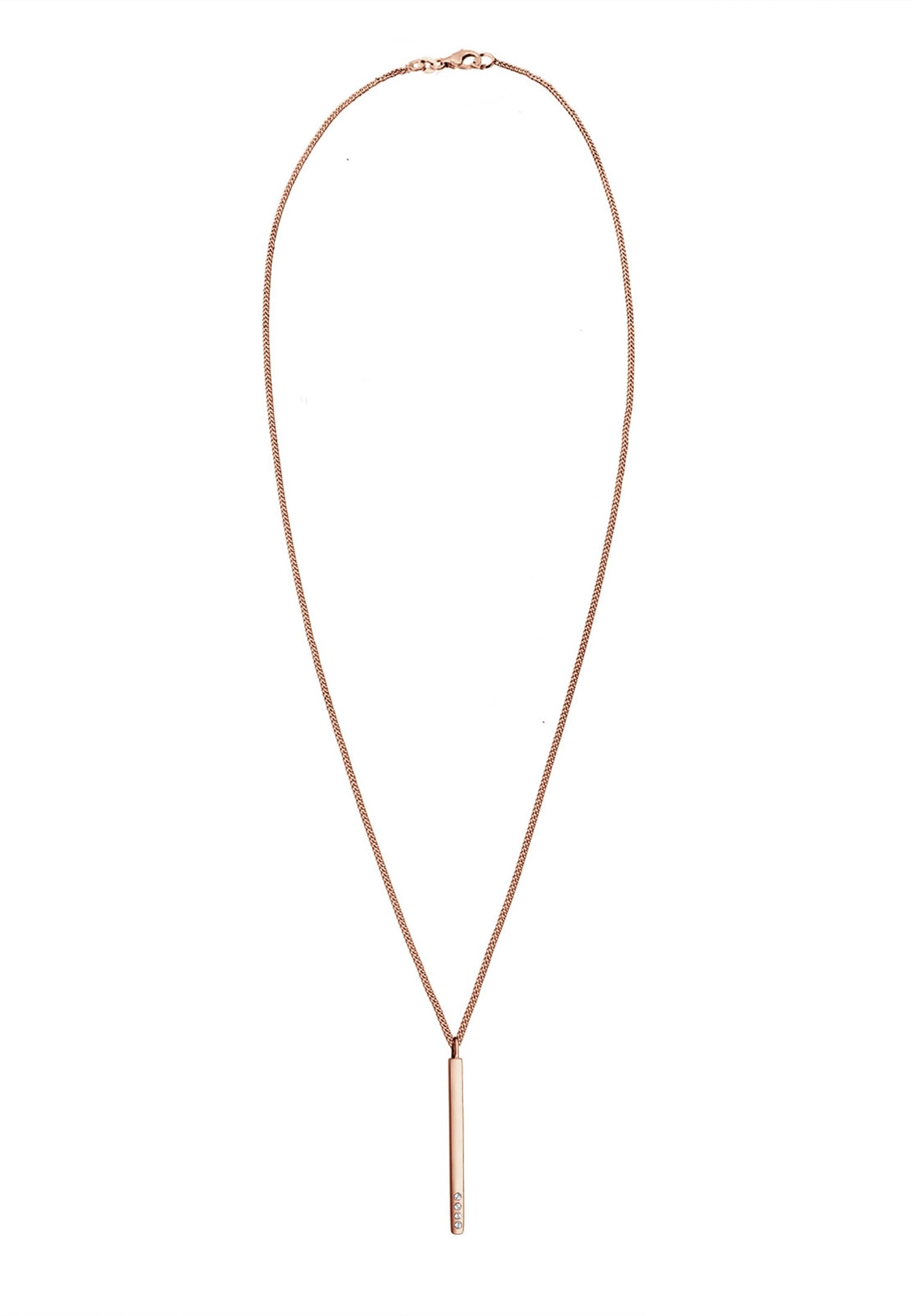 Elli Collierkettchen »Y-Kette Weiß 925 Sterling Silber, mit Kristallen von Swarovski®«