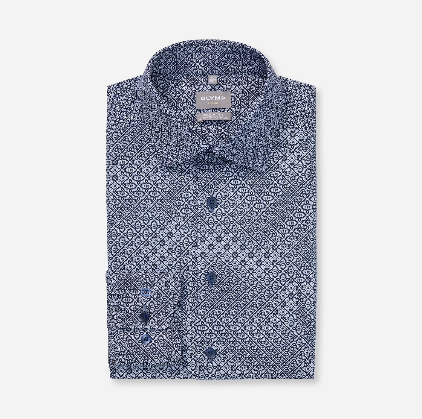 OLYMP Langarmhemd »24/Seven - Luxor« Climate Control, Businesshemd, comfort fit, New-Kentkragen
