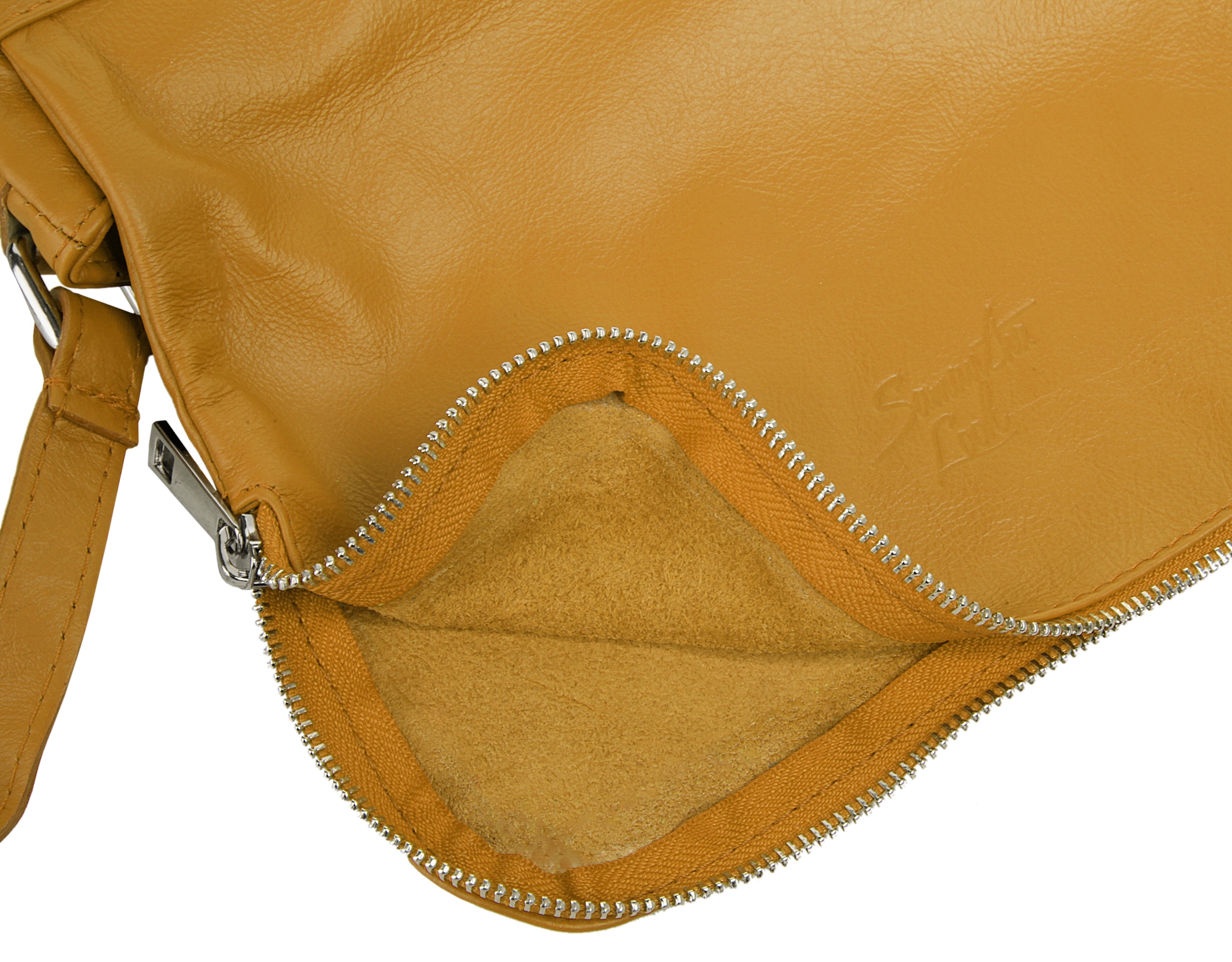 Samantha Look Umhängetasche echt Leder, Made in Italy