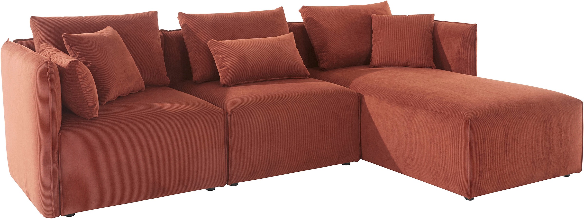 andas Ecksofa »Nöre«, (3 Teile), zusammengesetzt aus Modulen, in vielen Bezugsqualitäten und Farben