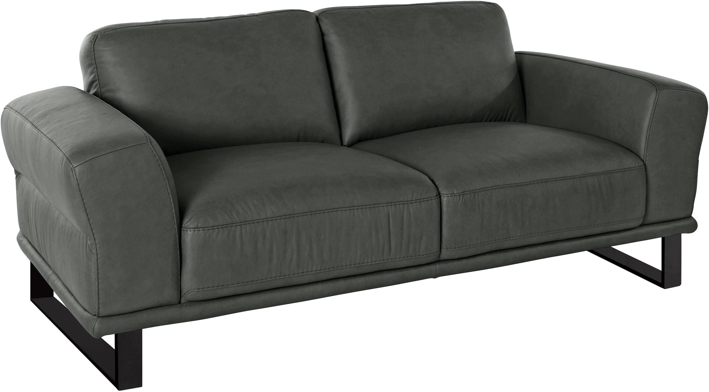 W.SCHILLIG 2-Sitzer »montanaa«, mit Metallkufen in Schwarz pulverbeschichtet, Breite 192 cm