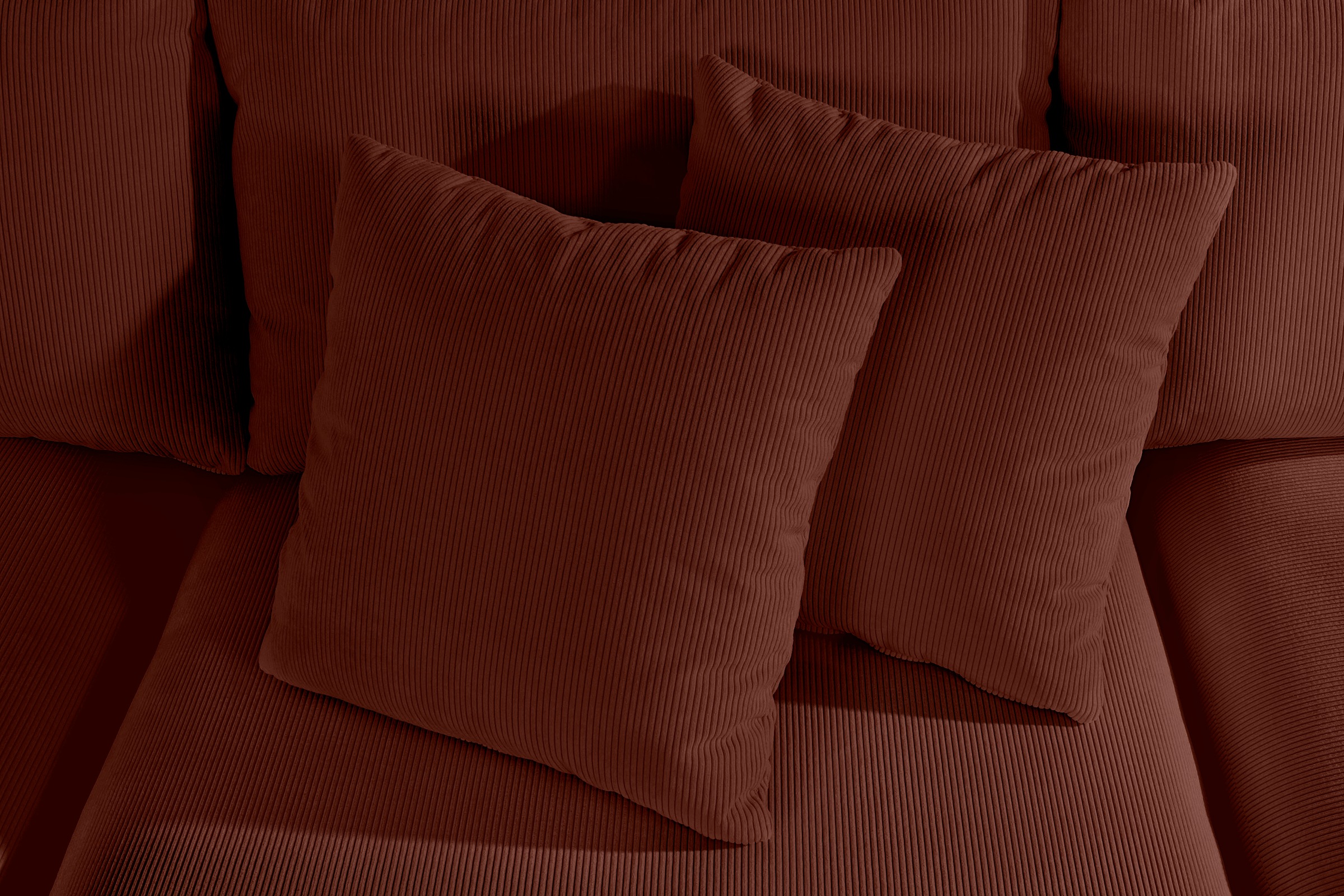 Home affaire Wohnlandschaft »Comfine U-Form«, zusammengesetzt aus Modulen, in 3 Stoffen und vielen Farben