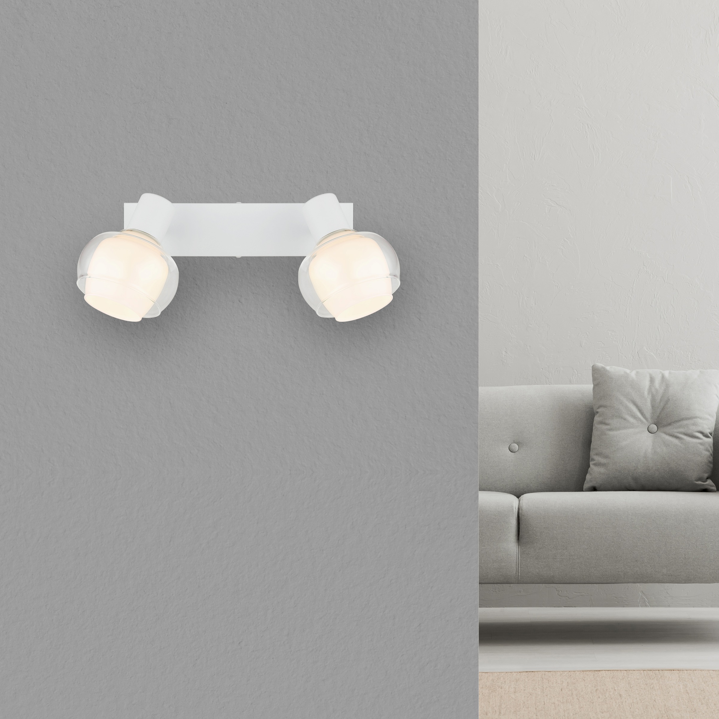 GLOBO LIGHTING Deckenstrahler »TOKKI« E14 1 Stk. Spot Deckenspot Flur Schlafzimmer Wohnzimmer