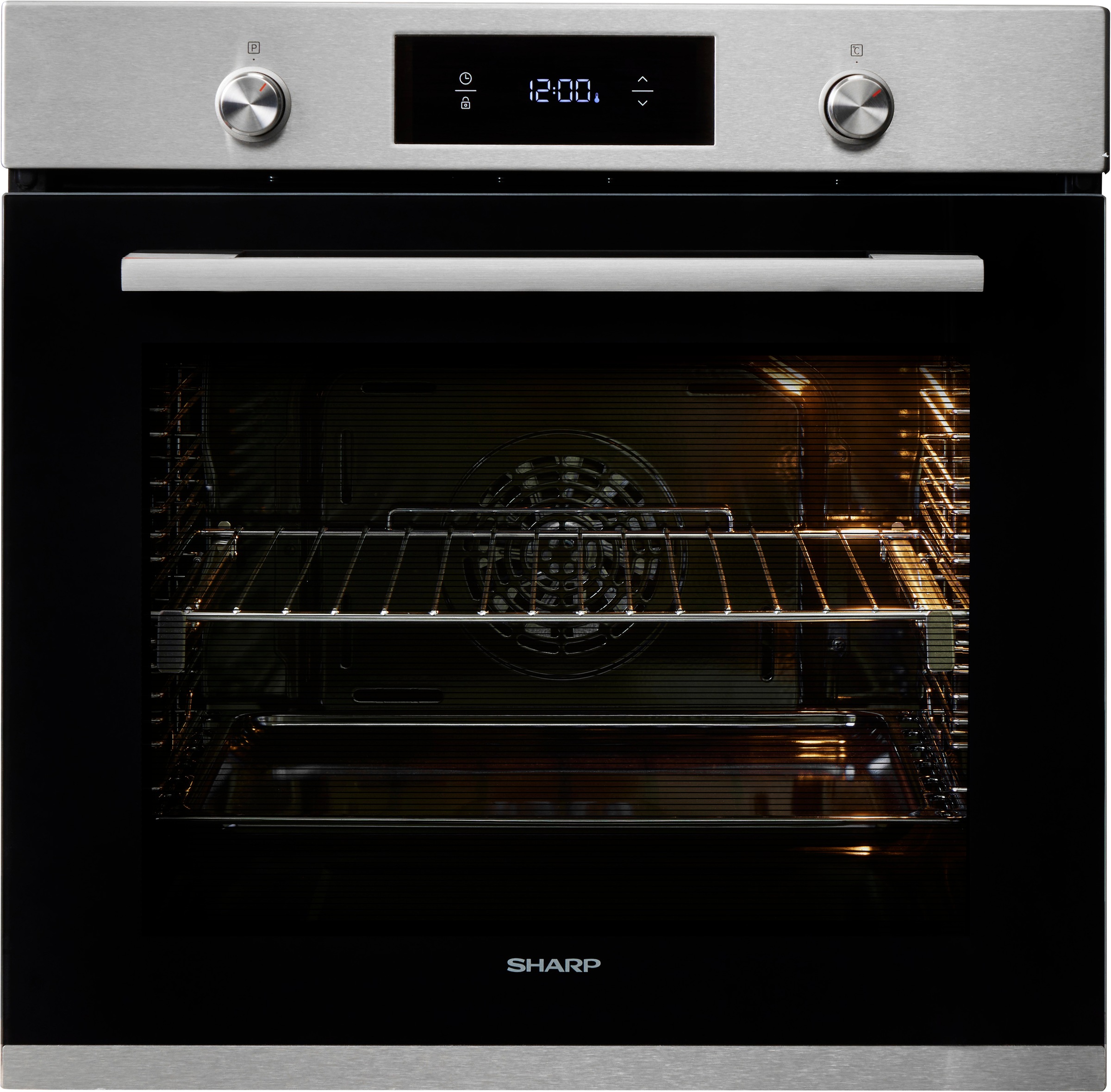 Sharp Einbaubackofen  »K-70P19INH-EU«, mit Vollauszug, SoftClosing
