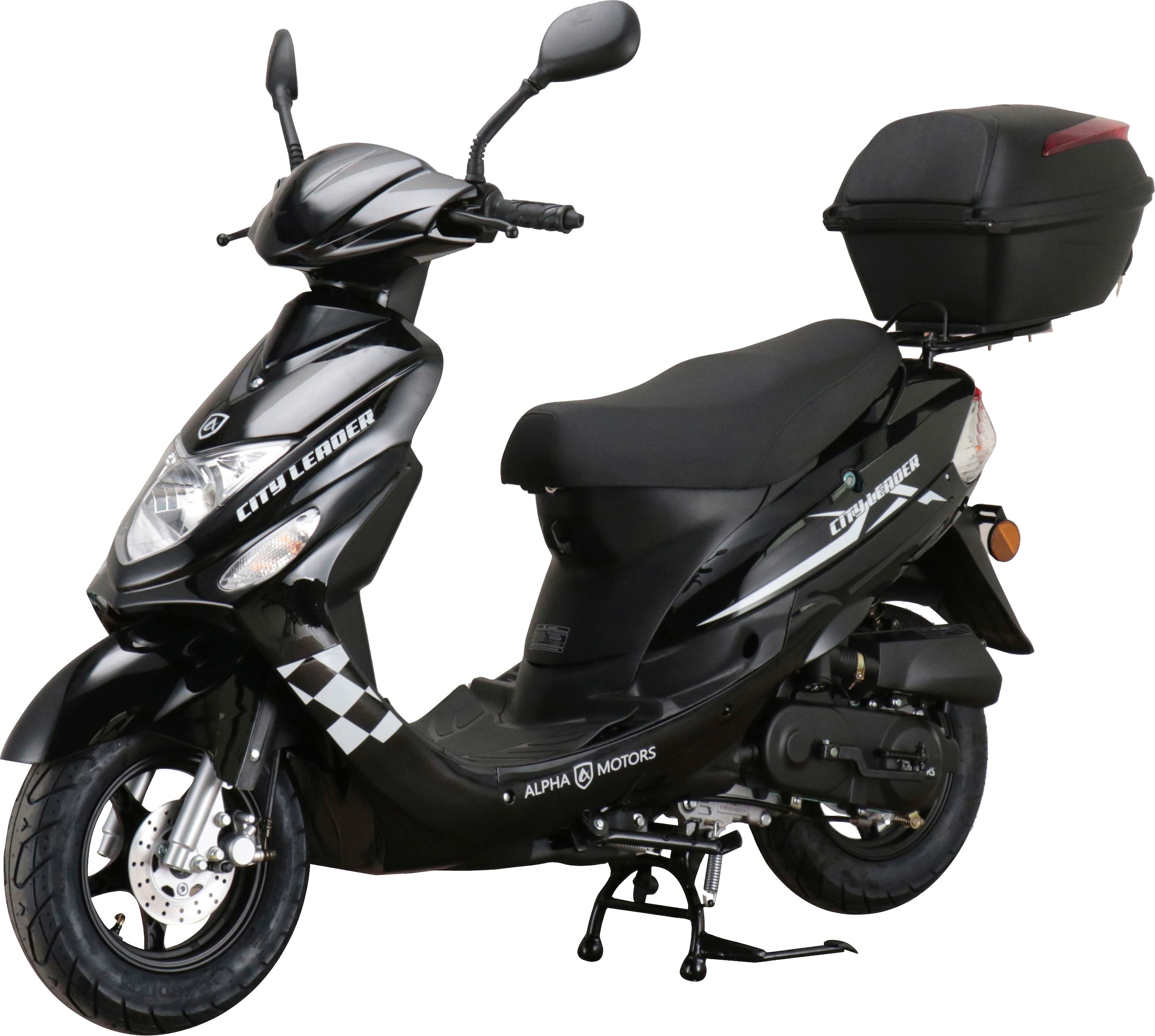 Alpha Motors Motorroller »CityLeader«, 50 cm³, 25 km/h, Euro 5, 2,72 PS, inkl. Topcase