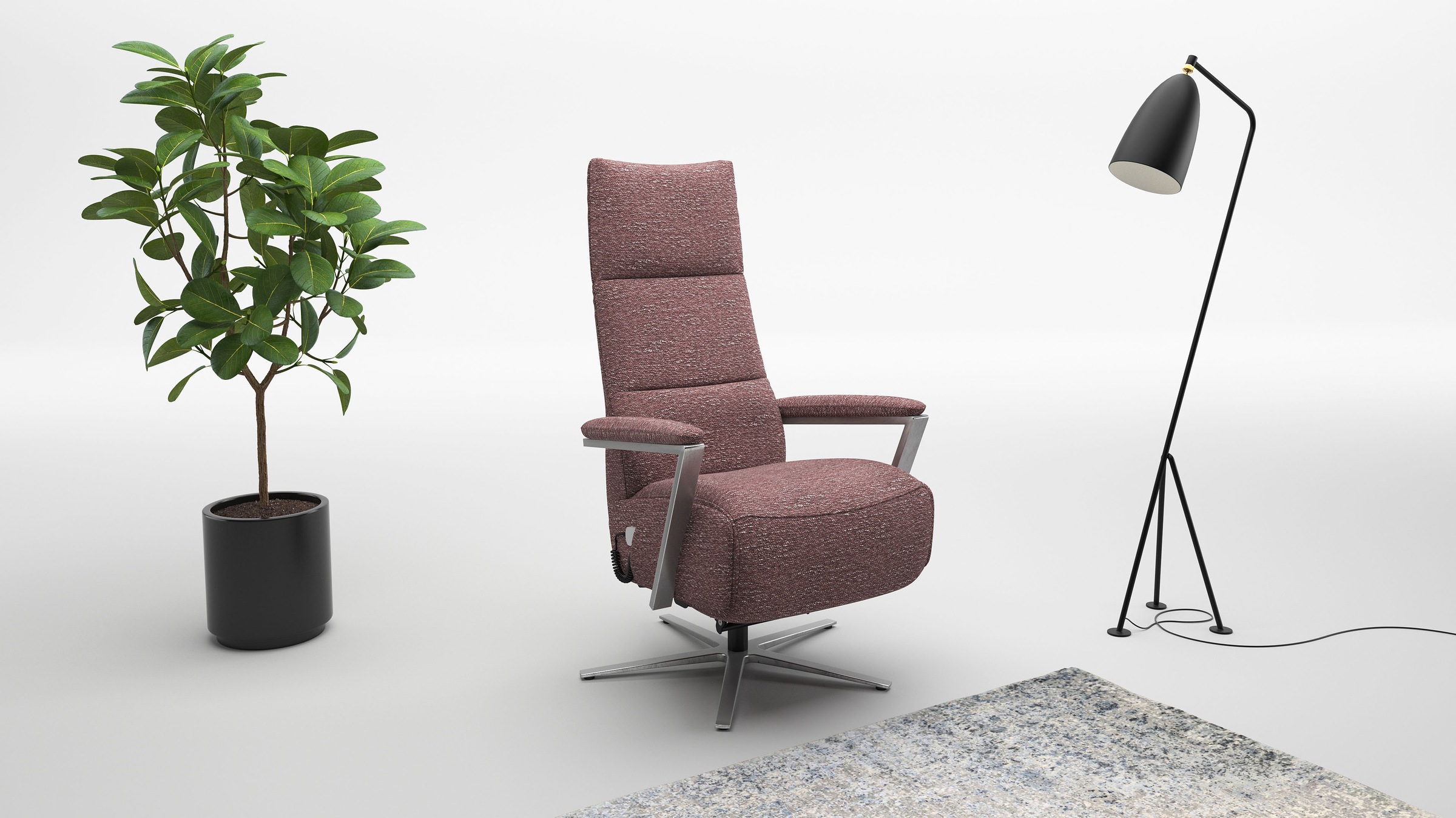 sit&more TV-Sessel »Vario Comfort, inkl. Kopfteilverstellung & 360 Grad Dre günstig online kaufen