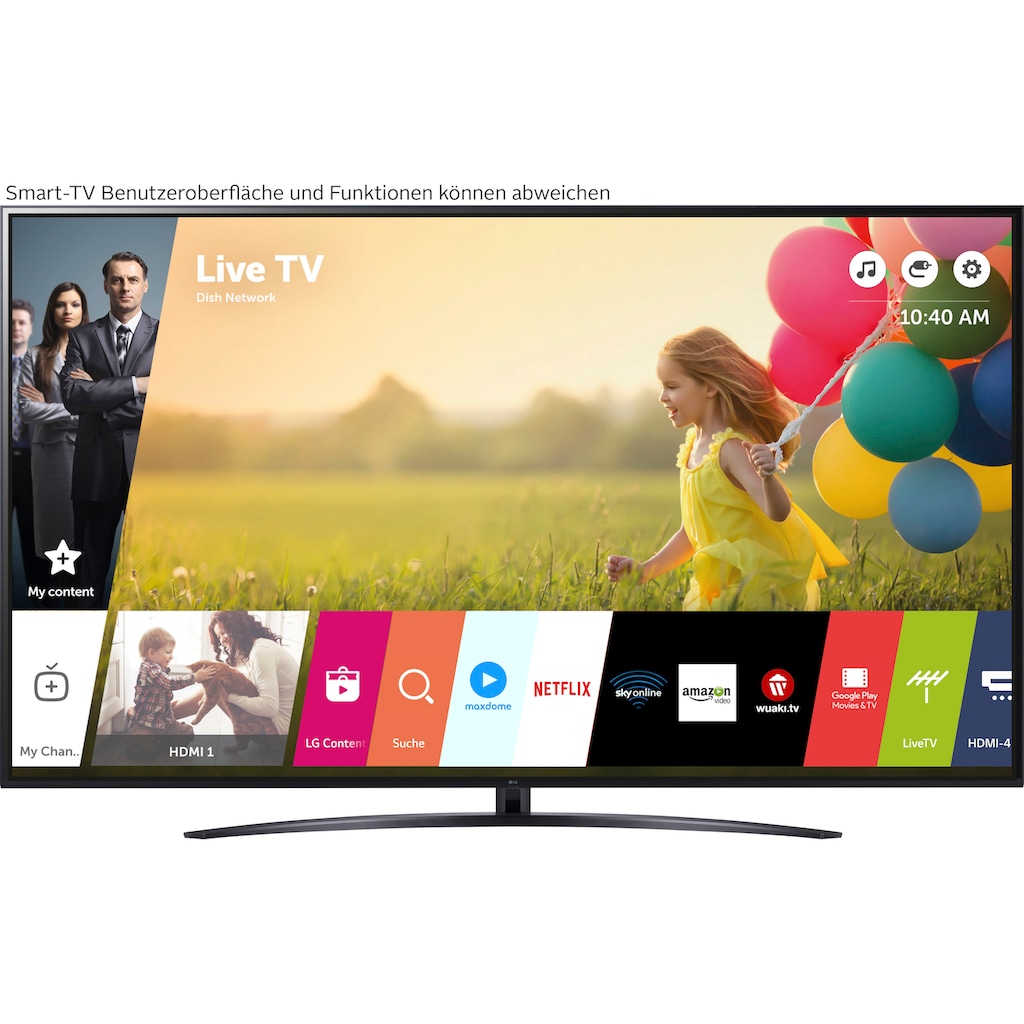 LG LCD-LED Fernseher »86NANO766QA«, 217 cm/86 Zoll, 4K Ultra HD, Smart-TV