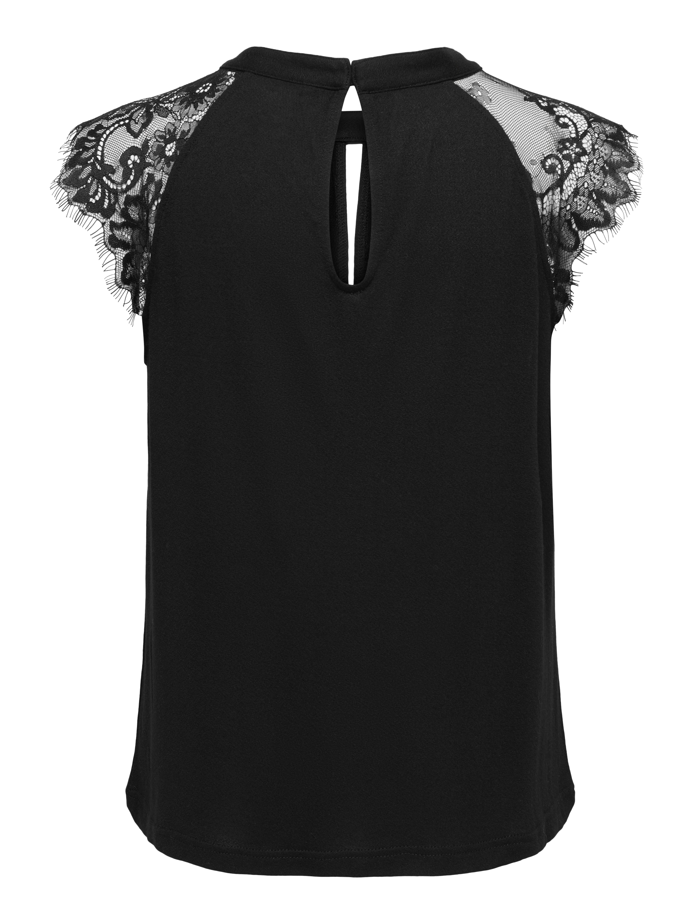 ONLY Kurzarmshirt »ONLNICOLA S/S TOP CS JRS« Viskose, regular fit, Rundhals