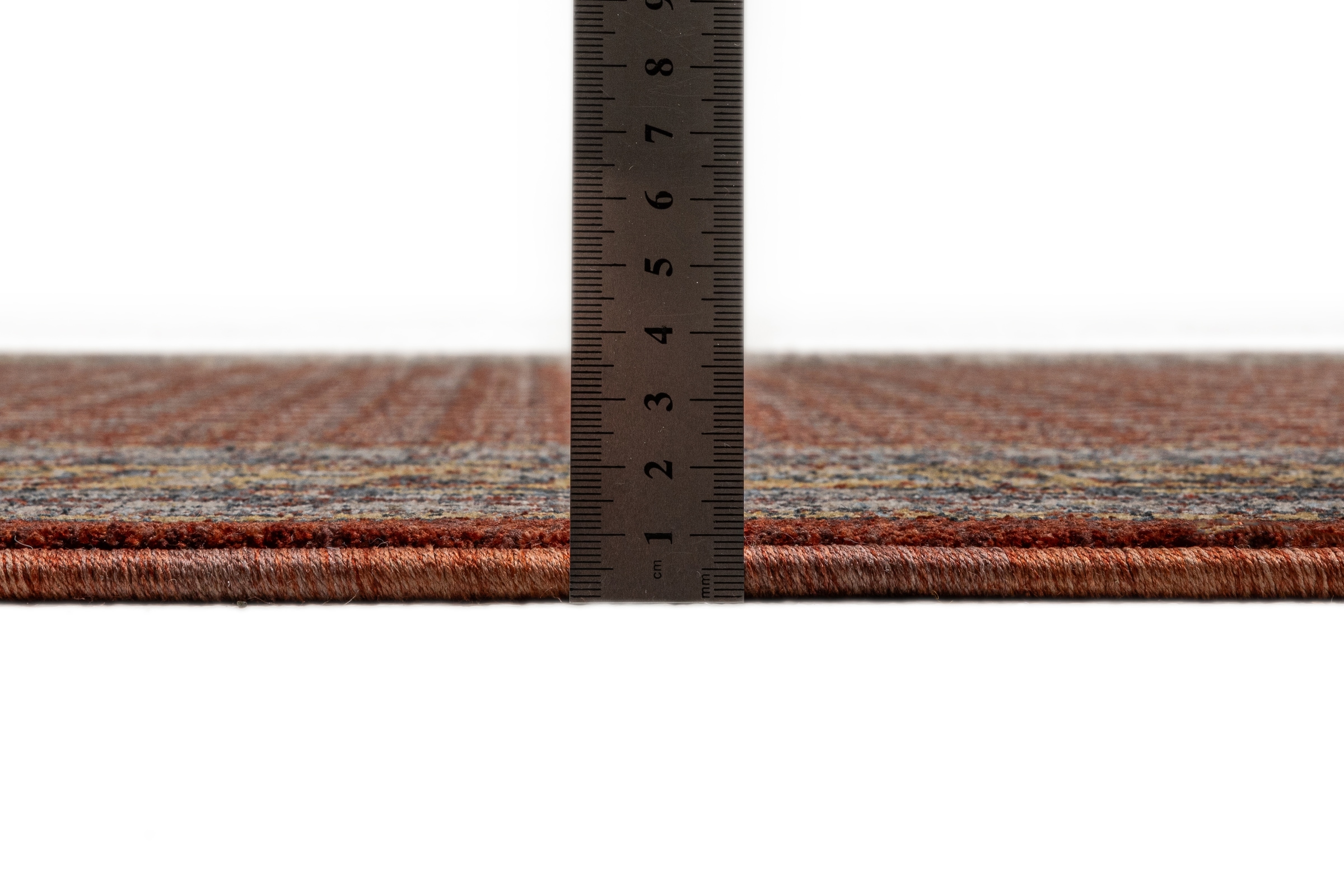 THEKO Teppich »Mir«, rechteckig, 10 mm Höhe, Kurzflor, Orient-Optik, mit Bordüre & Fransen, pflegeleicht