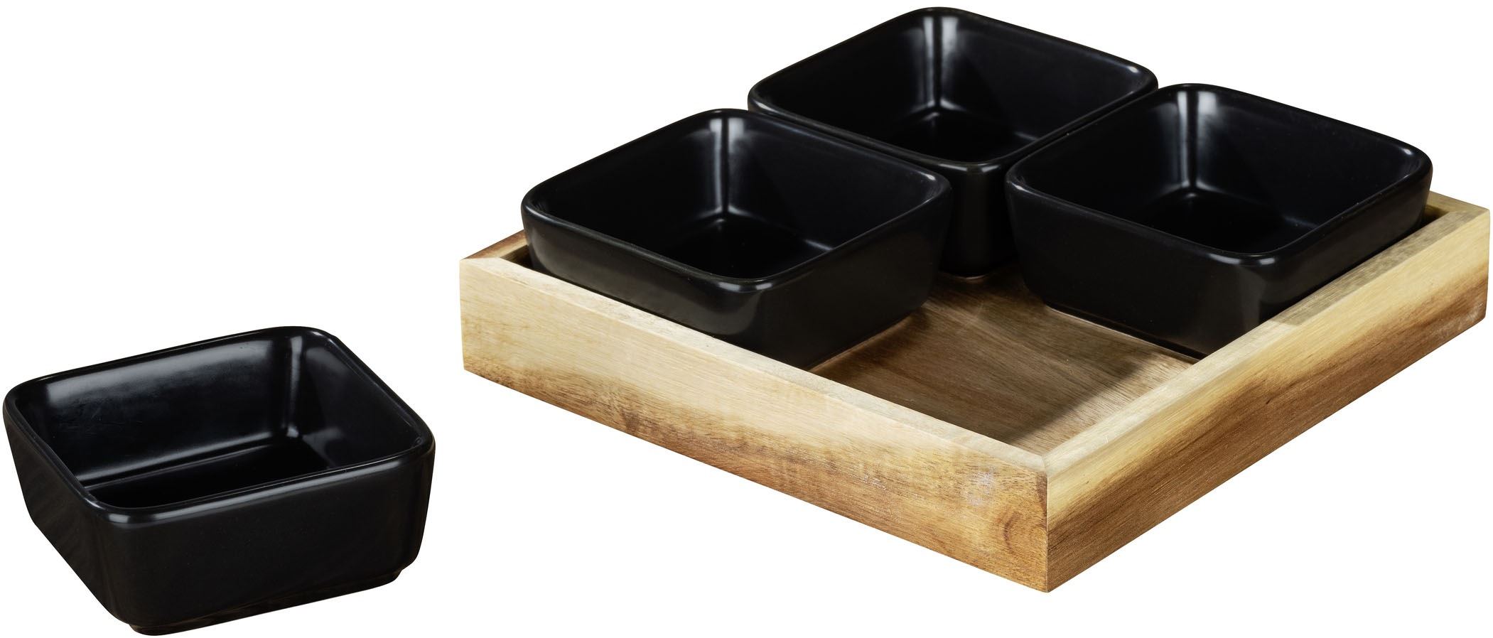 WENKO Dipschale »Modell Elo« 5 tlg. aus Massivholz günstig online kaufen