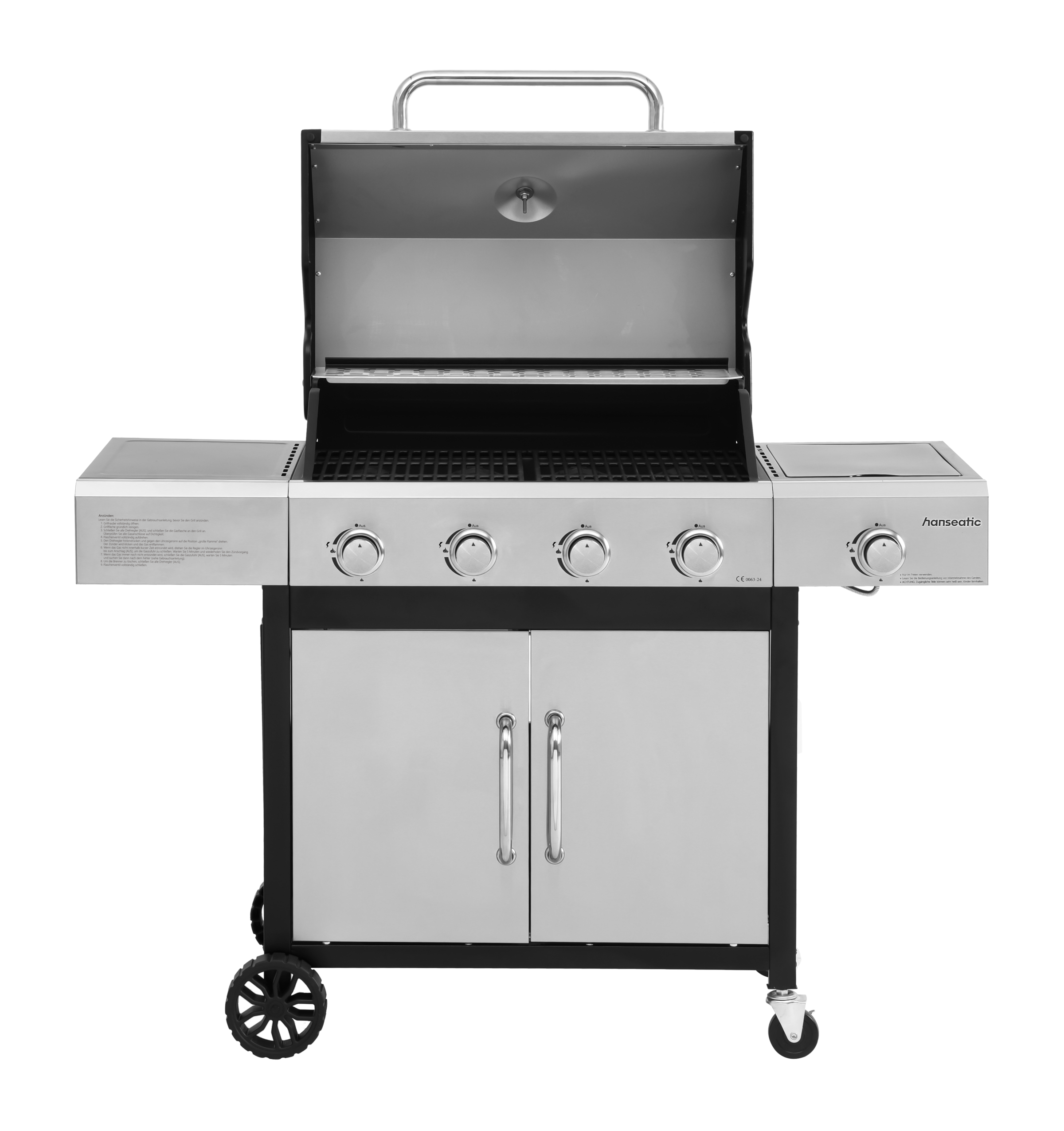 Hanseatic Gasgrill »Rockford« BxTxH: 133x59x112 cm, 14,5 kW Gesamtleistung
