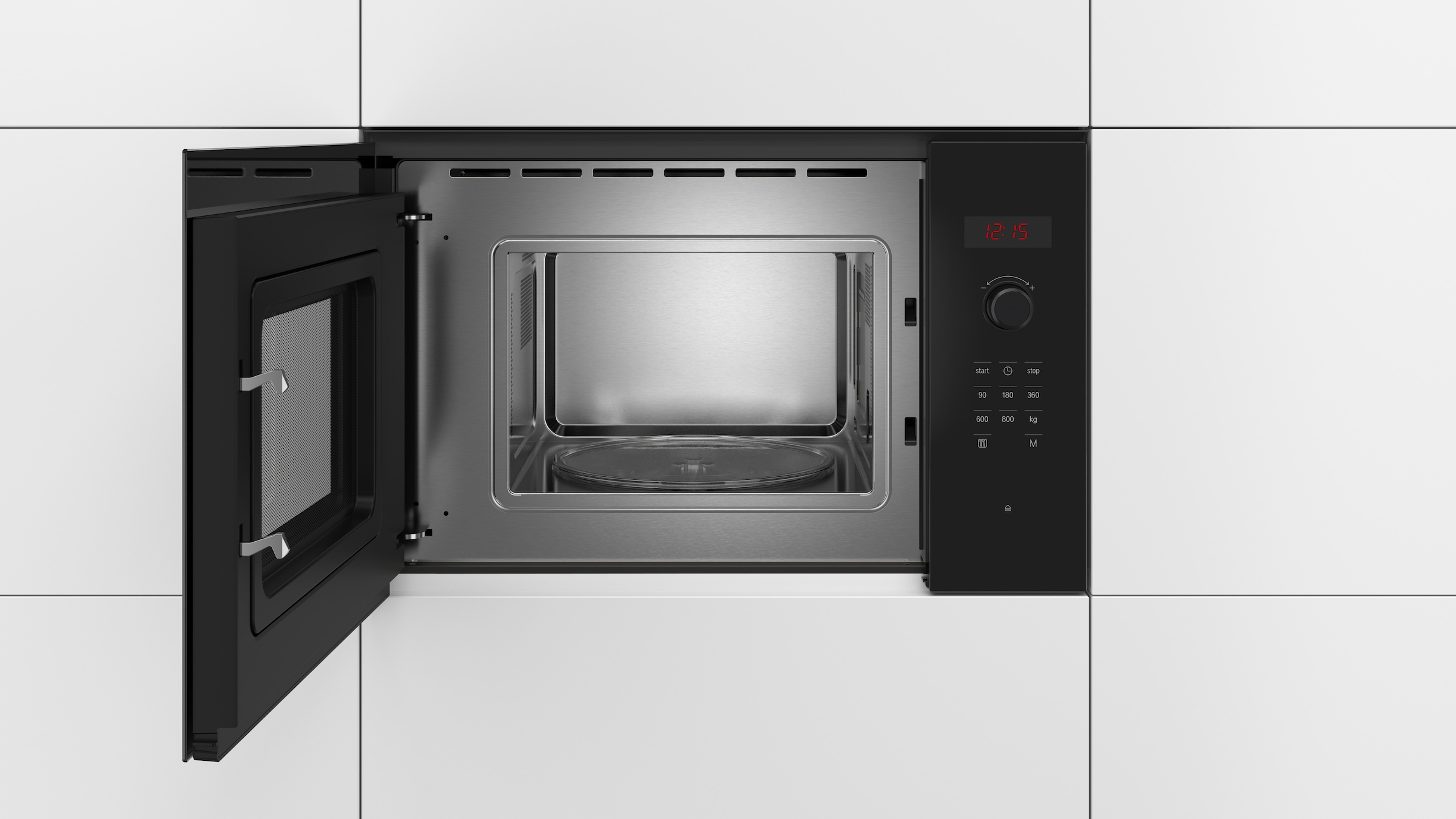 BOSCH Einbau-Mikrowelle »BFL523MB1F«, Mikrowelle, 1270 W