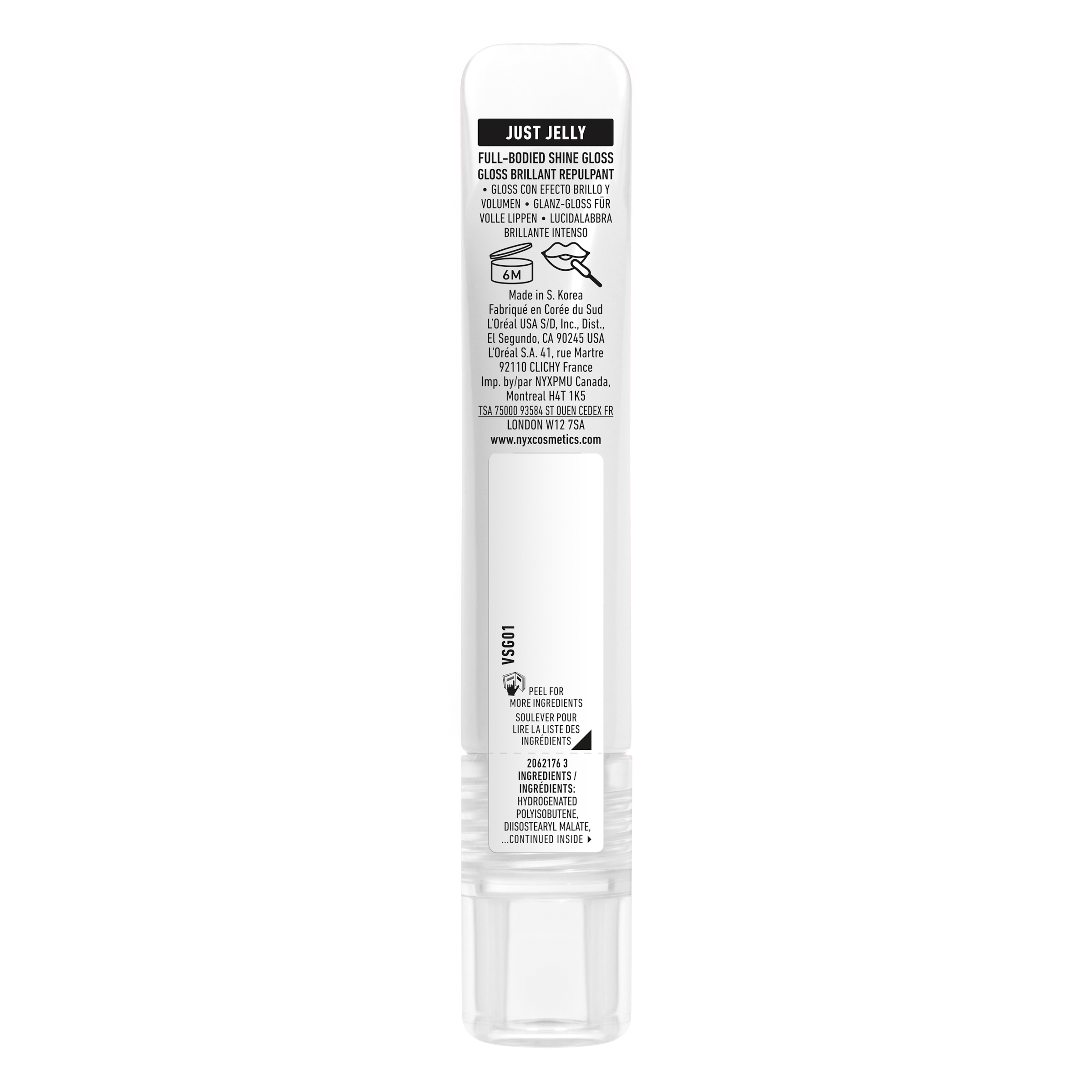 NYX PROFESSIONAL MAKEUP Lipgloss »JELLY JOB FULL BODIED SHINE GLOSS« no Filler -pflegender Gloss für optisch vollere Lippen