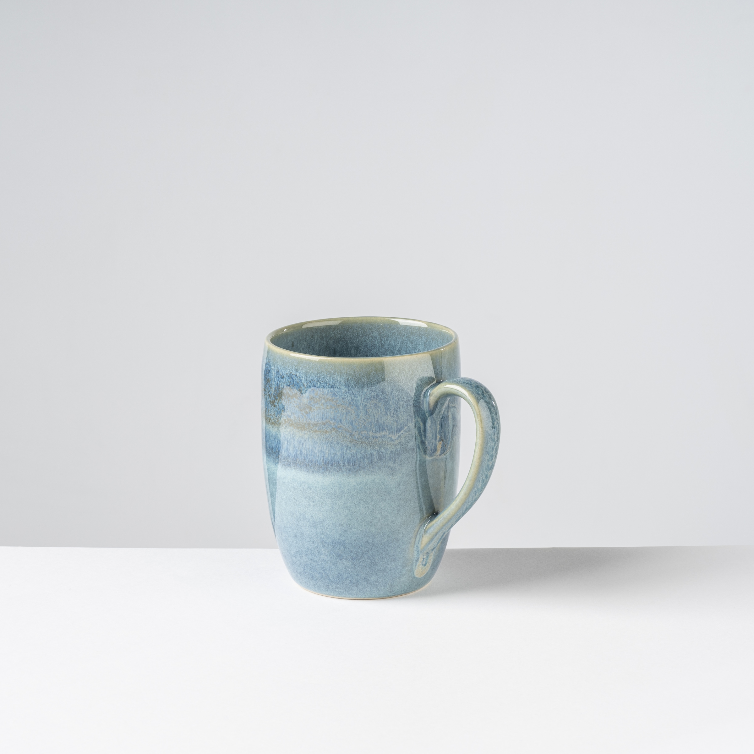 gipfelstück Becher »Tiefer See« Scandi-Style, Reaktivglasur, jedes Stück ein Unikat, 4-teilig