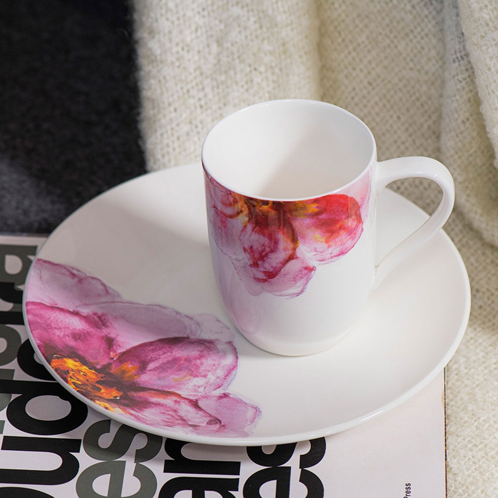 Villeroy & Boch Frühstücks-Geschirrset »Rose Garden« Made in Germany, Fine günstig online kaufen