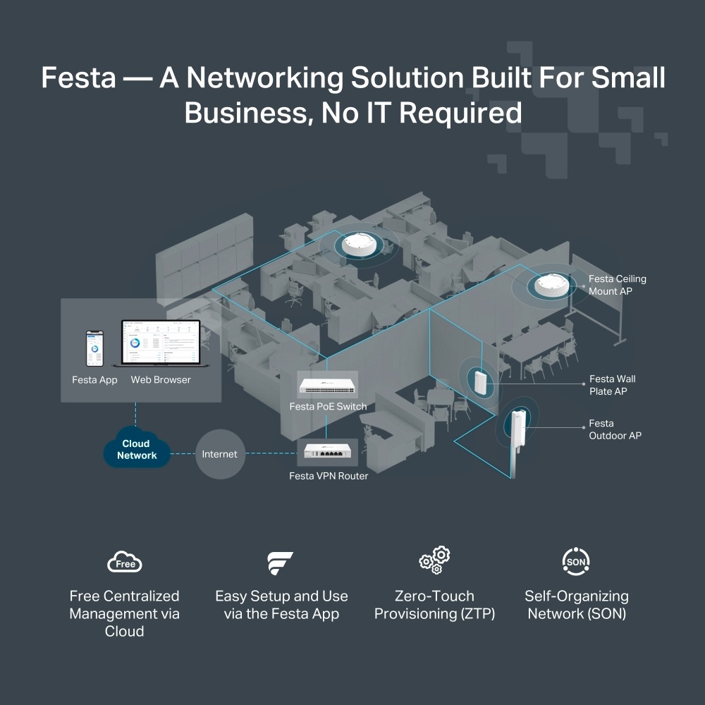 TP-Link VPN-Router »Festa FR205 Gigabit VPN Gateway«