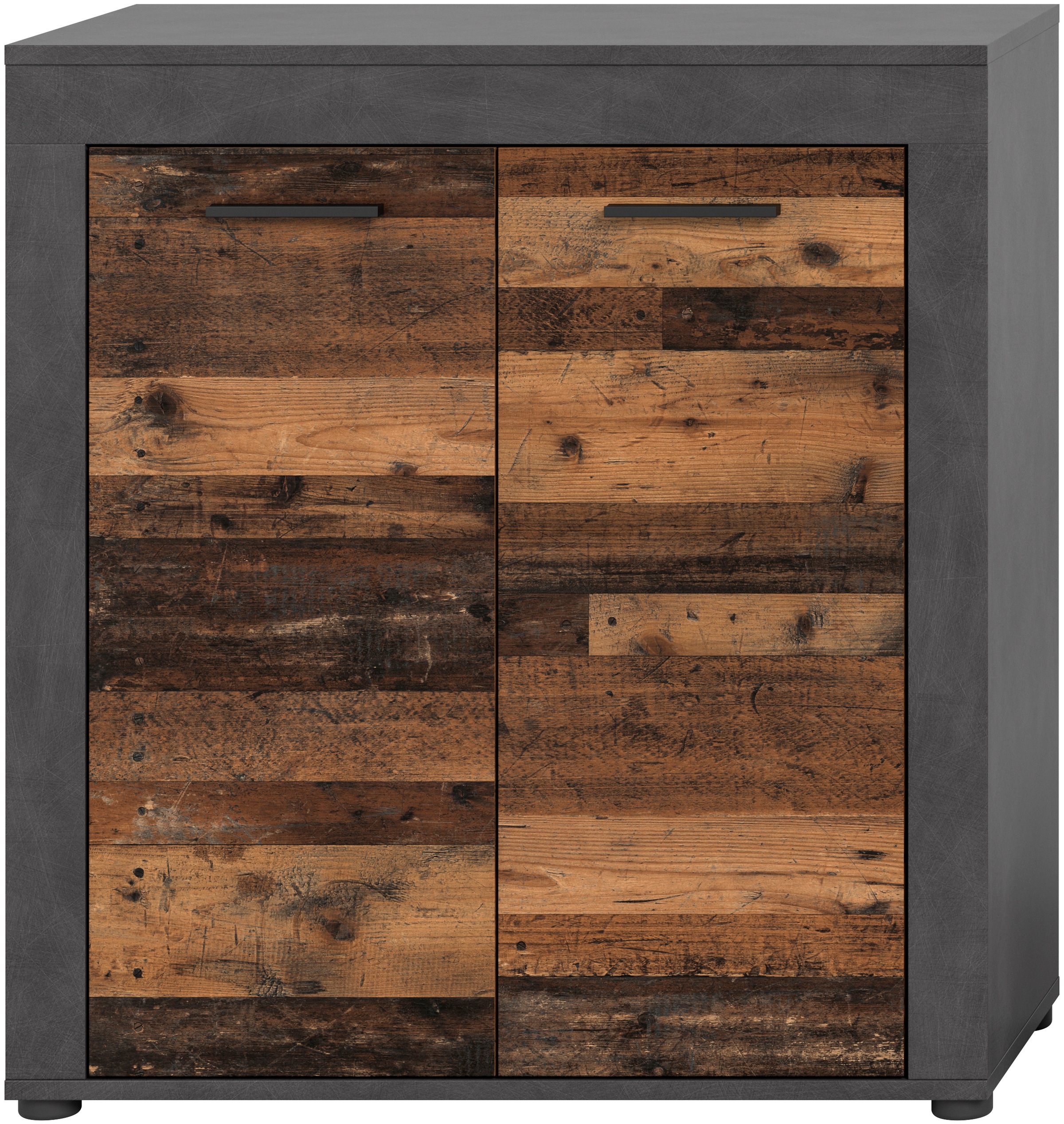 INOSIGN Highboard »Aosta, Höhe 88 cm, in verschiedenen Farbausführungen«, mit 2 Türen und 3 Fächern, Wohnzimmer, Kommode, Schrank