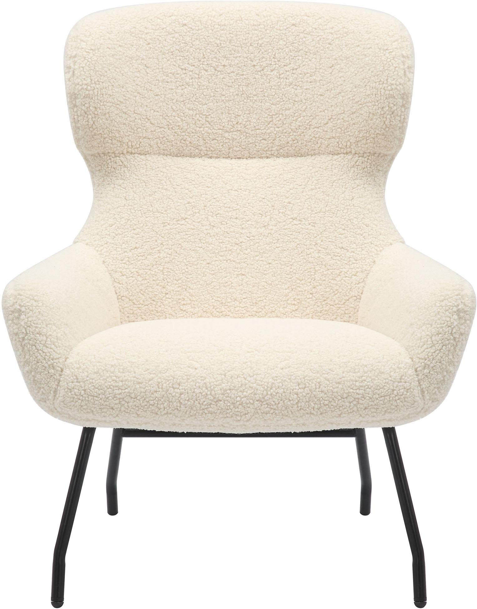 SalesFever Sessel, (Set, 2 St.), mit Bezug in Teddyfelloptik