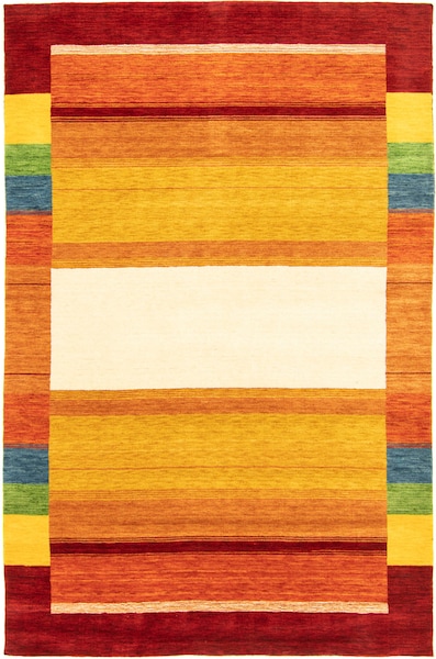 morgenland Wollteppich »Bordüre Multicolore 300 x 200 cm«, rechteckig, Sehr günstig online kaufen