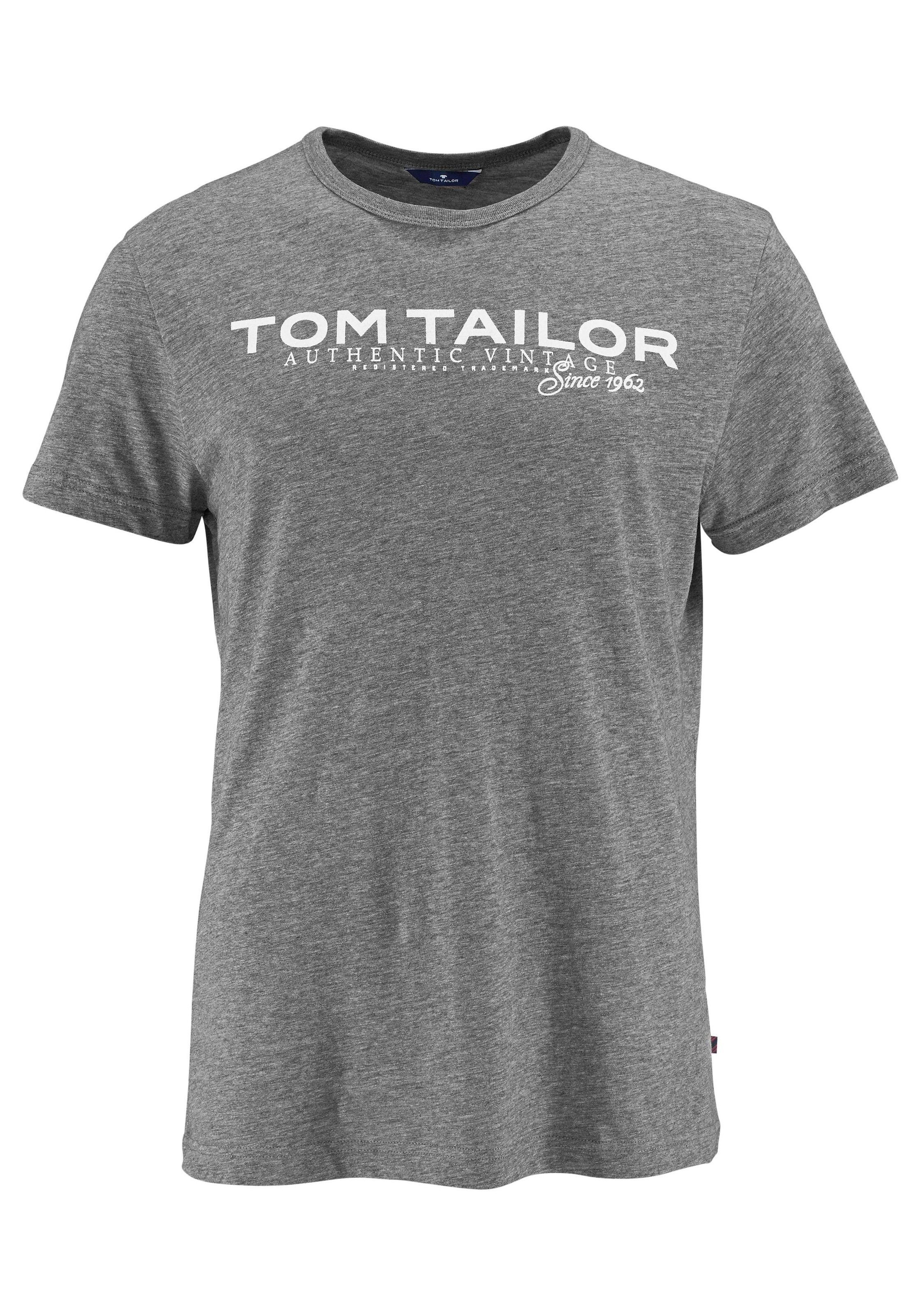TOM TAILOR Rundhalsshirt mit Logoprint